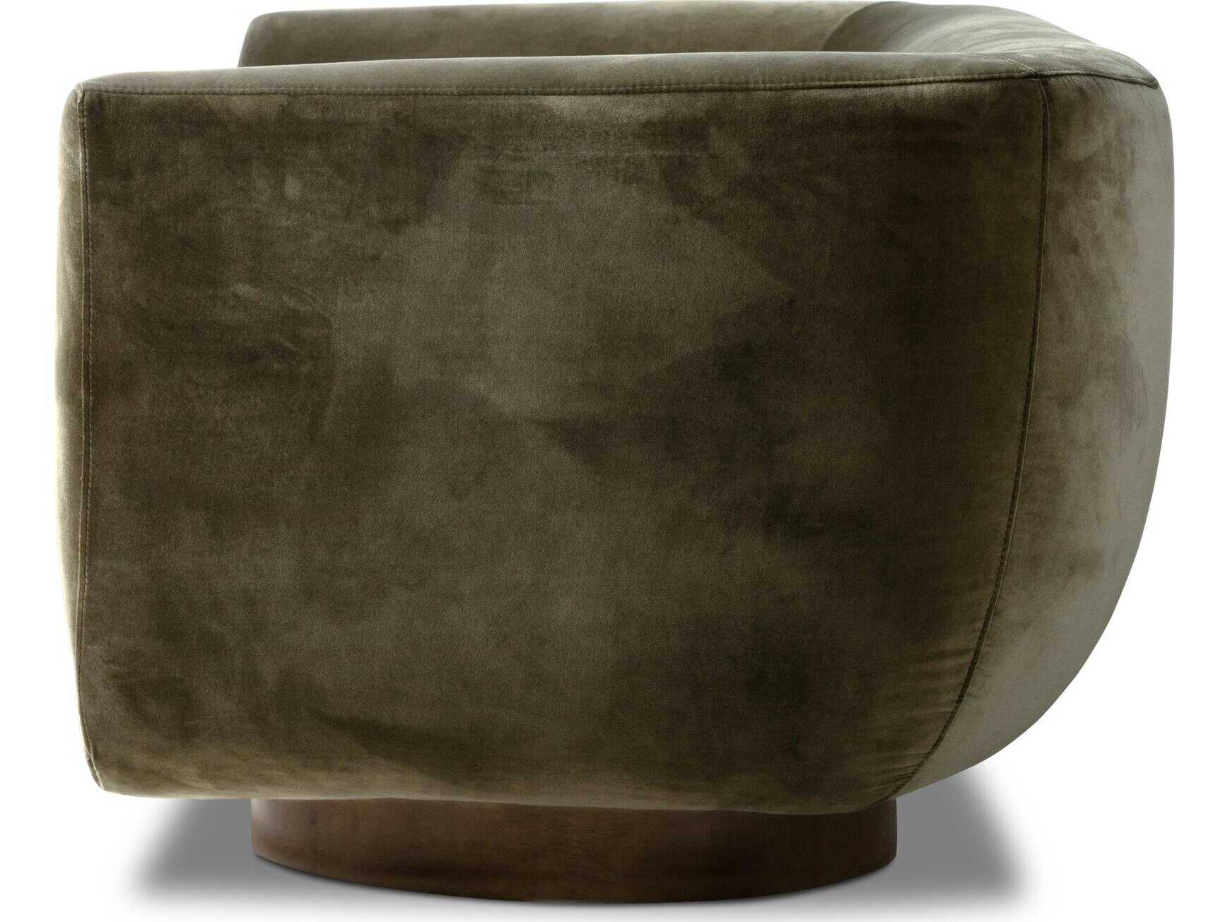 Four Hands Easton Sabine Surrey Olive Upholstered Sofa