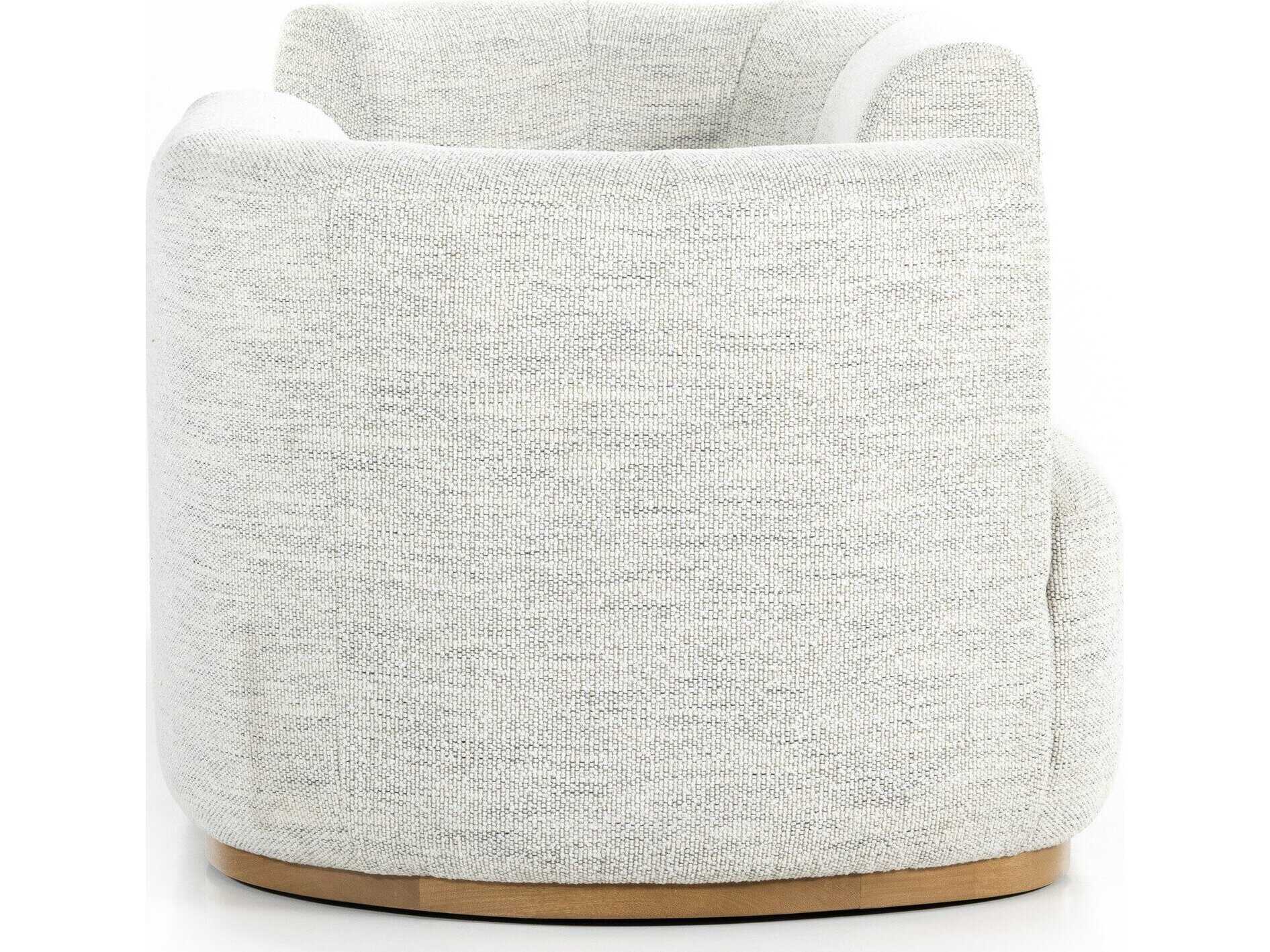 Four Hands Centrale Deandra Tete A Weathered Umber Merino Cotton Gray Upholstered Chaise