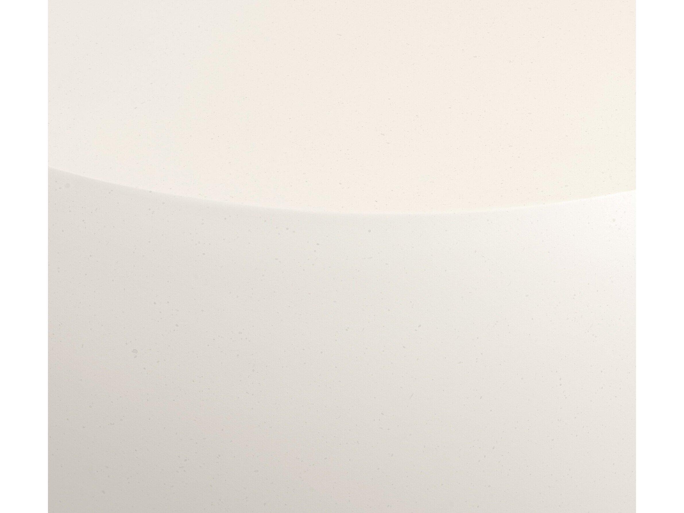 Four Hands Thayer West Round Concrete Ivory Clay Coffee Table