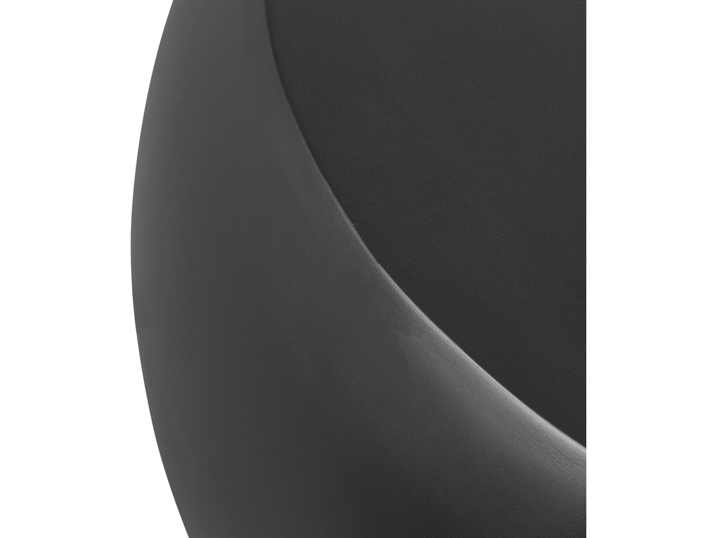 Four Hands Thayer West Black Concrete Coffee Table