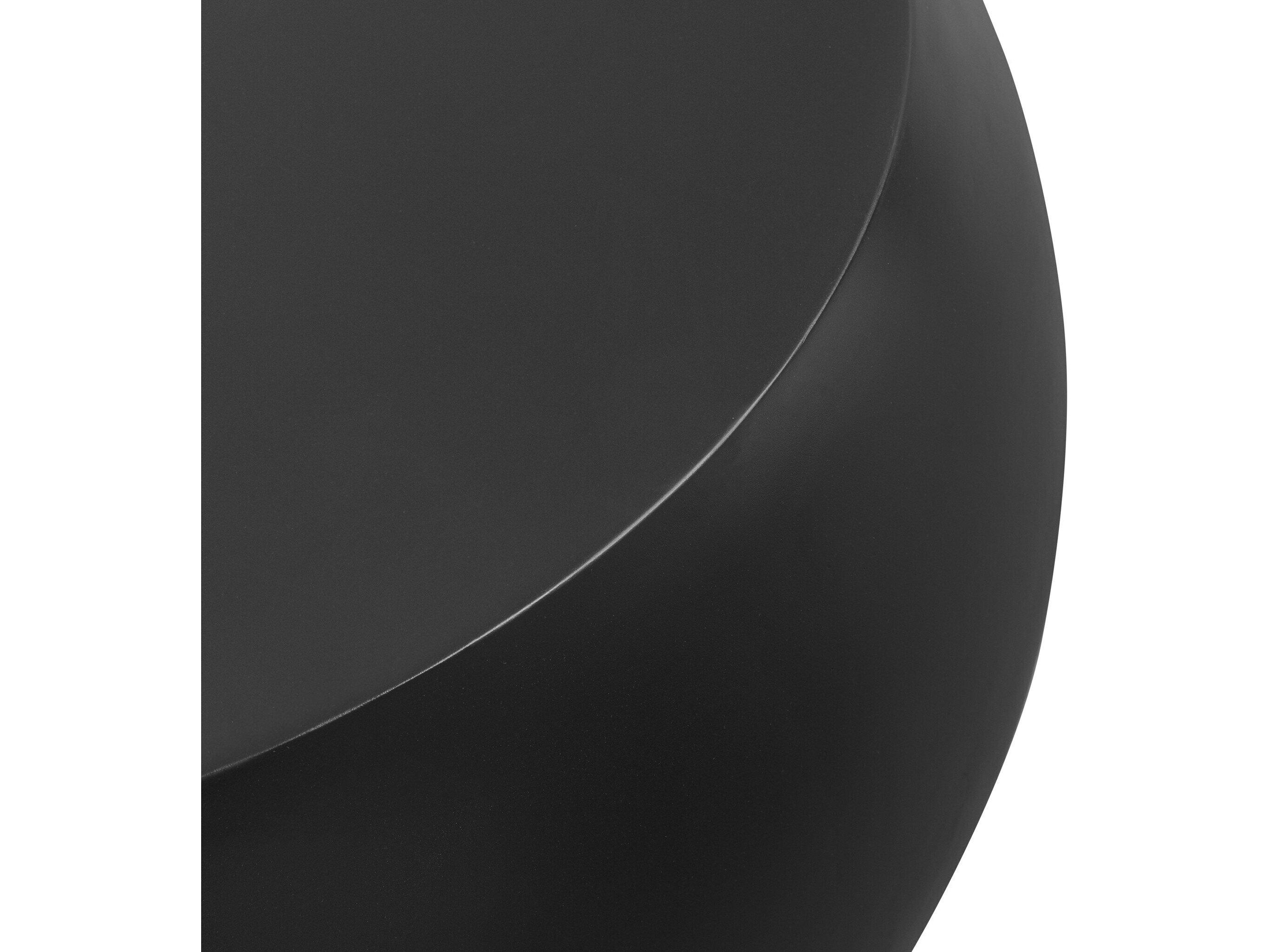 Four Hands Thayer West Black Concrete Coffee Table