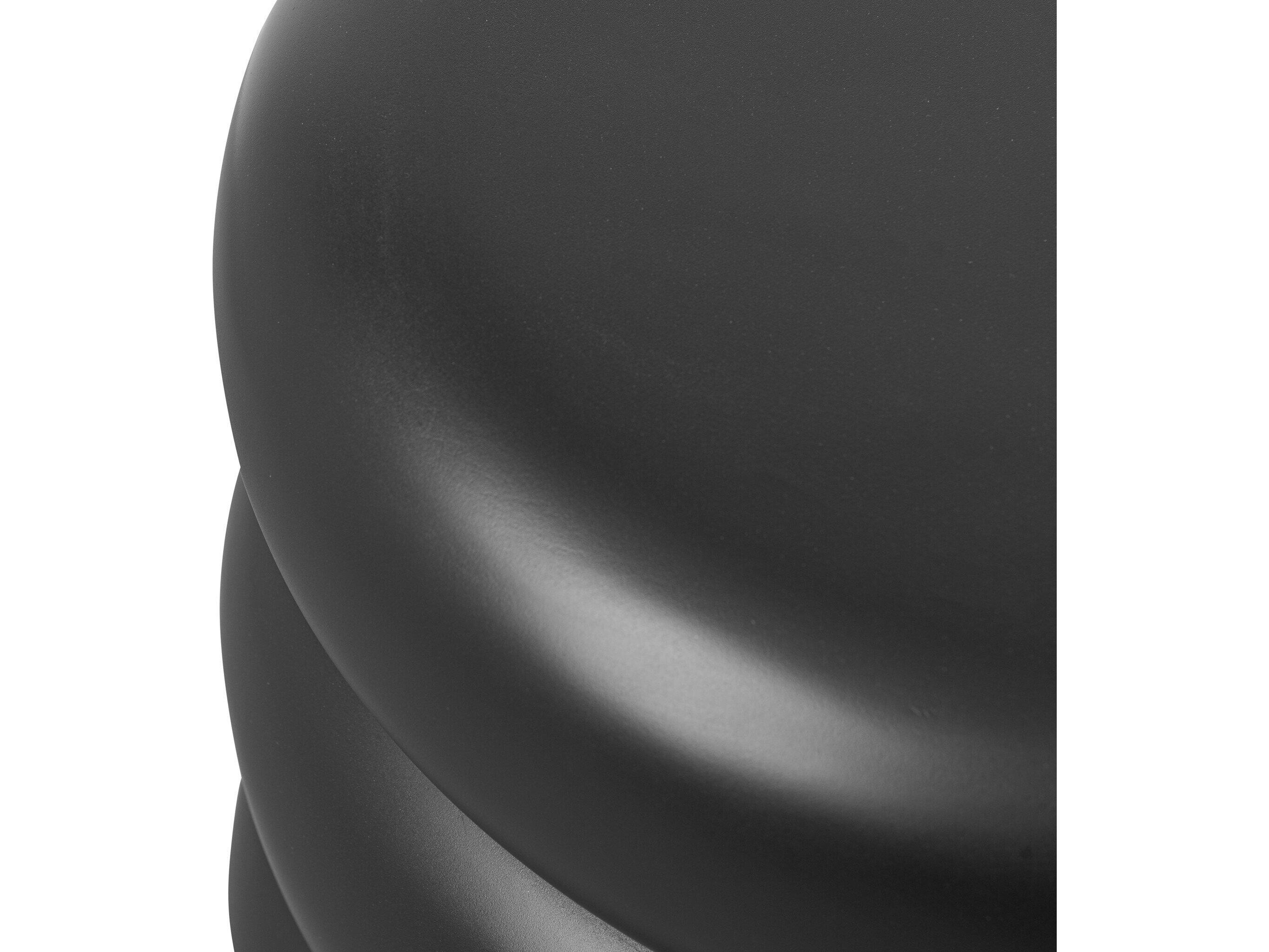 Four Hands Thayer West Black Concrete End Table