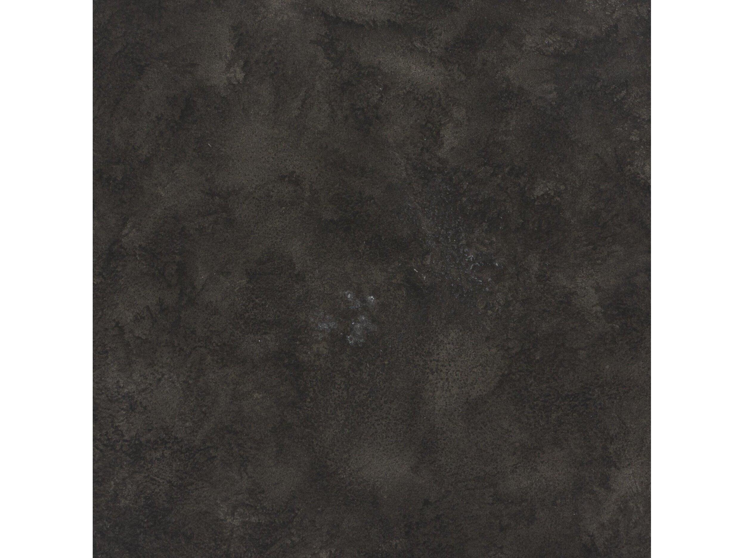 Four Hands Marlow Gino Round Metal Raw Black End Table