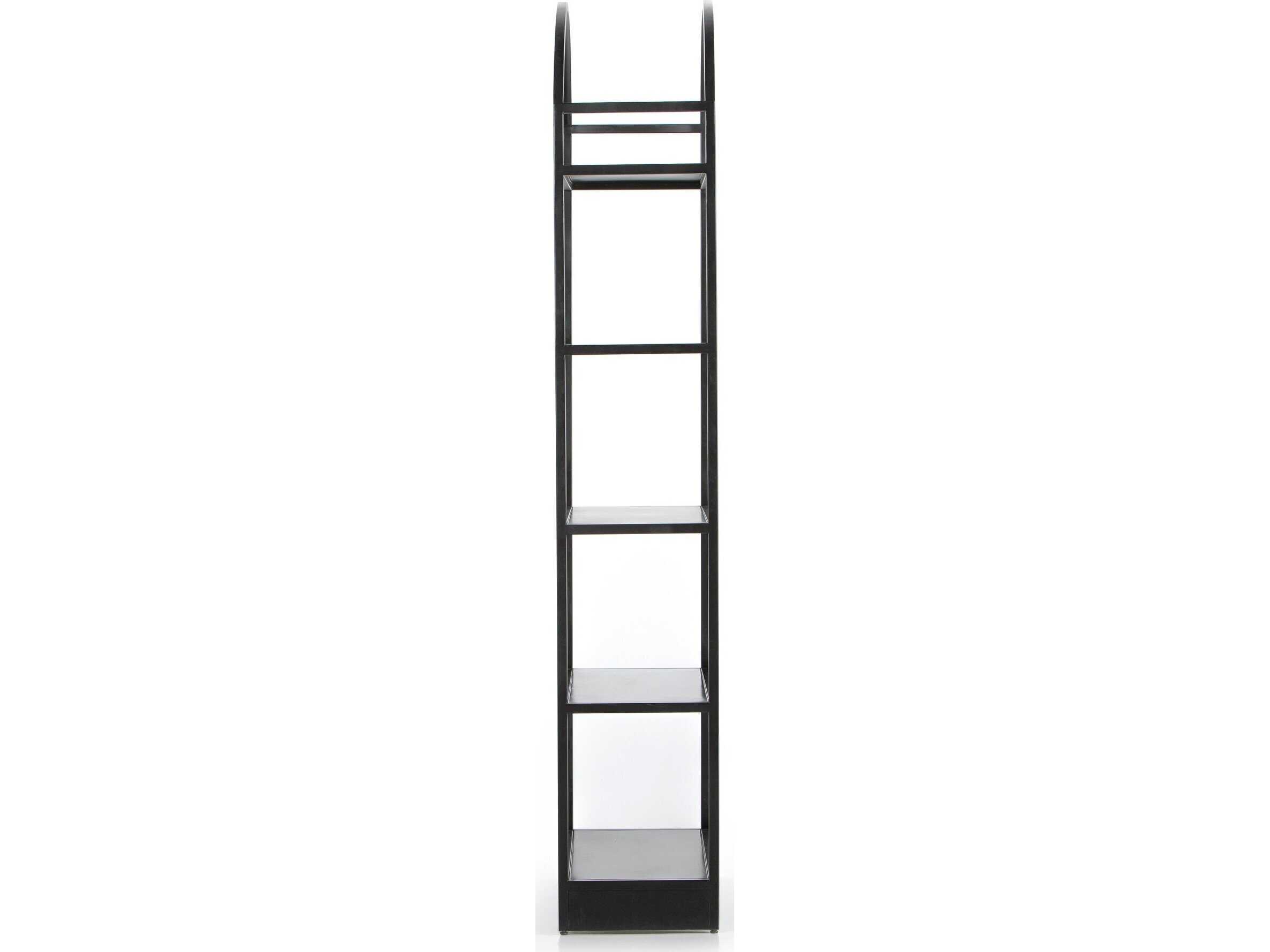 Four Hands Bolton Black Bookcase