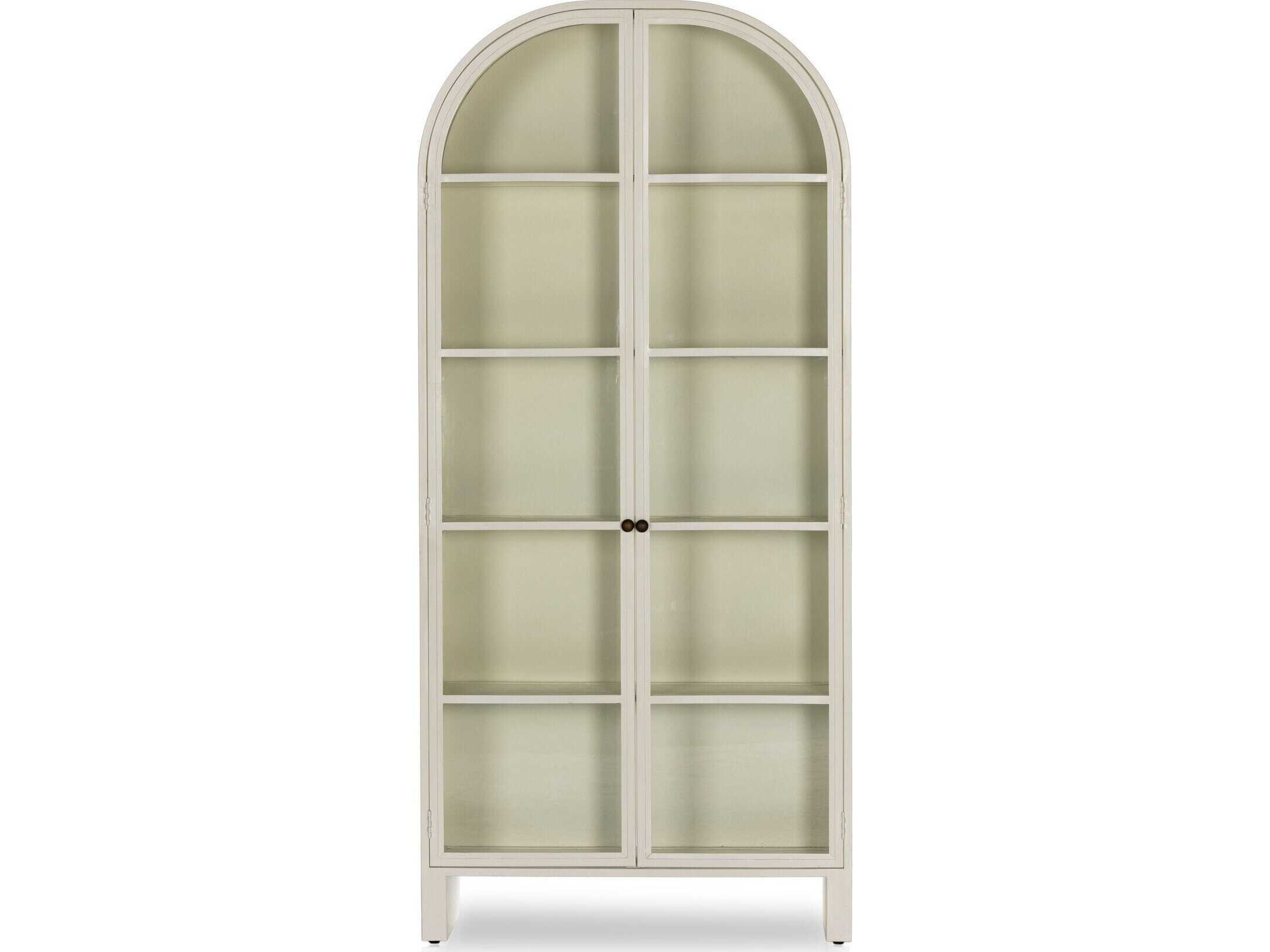 Four Hands Bolton Breya Cream Powder Coat  Cabinet