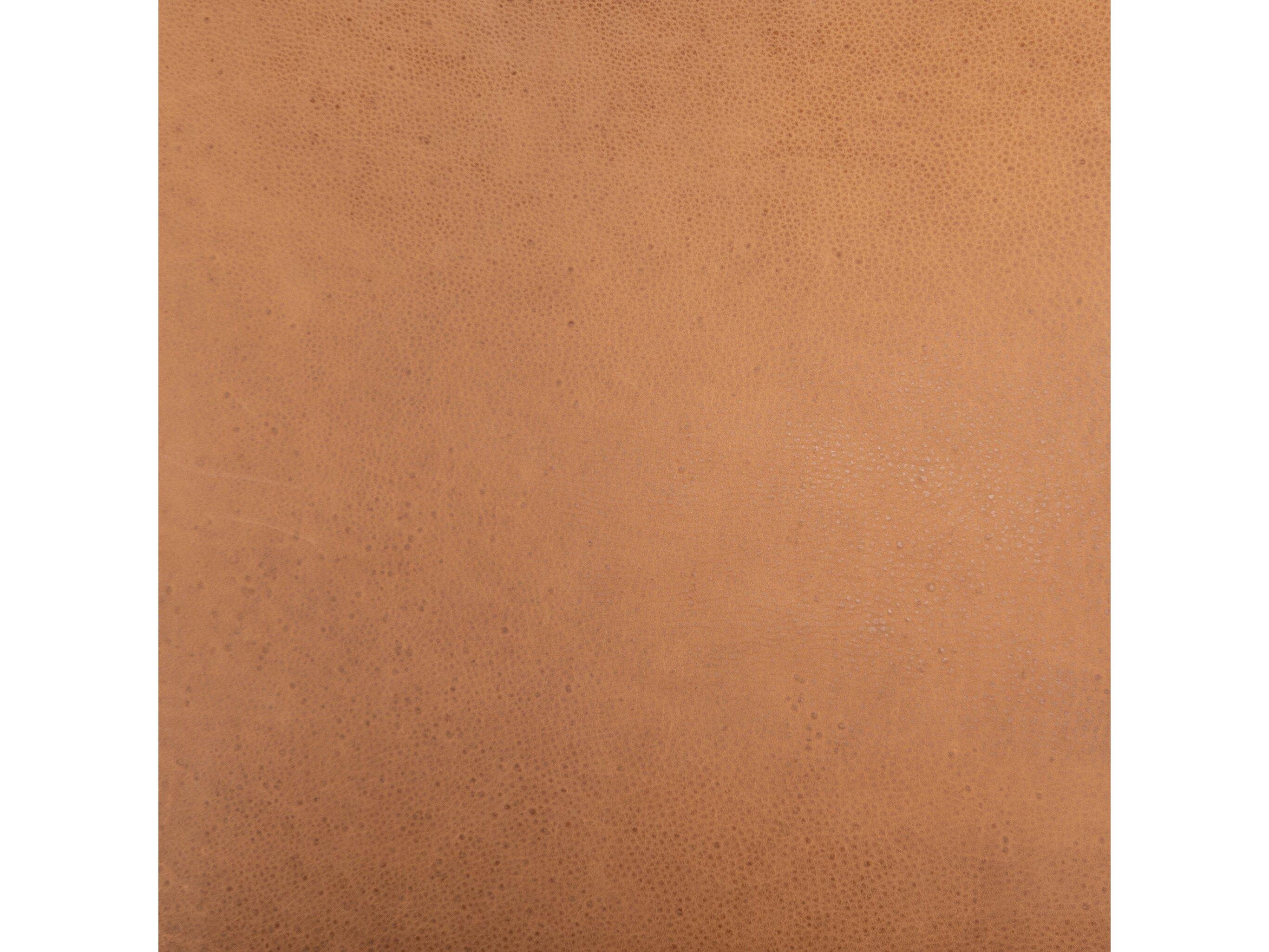 Four Hands Carnegie Monza Leather Brown Upholstered Side Dining Chair