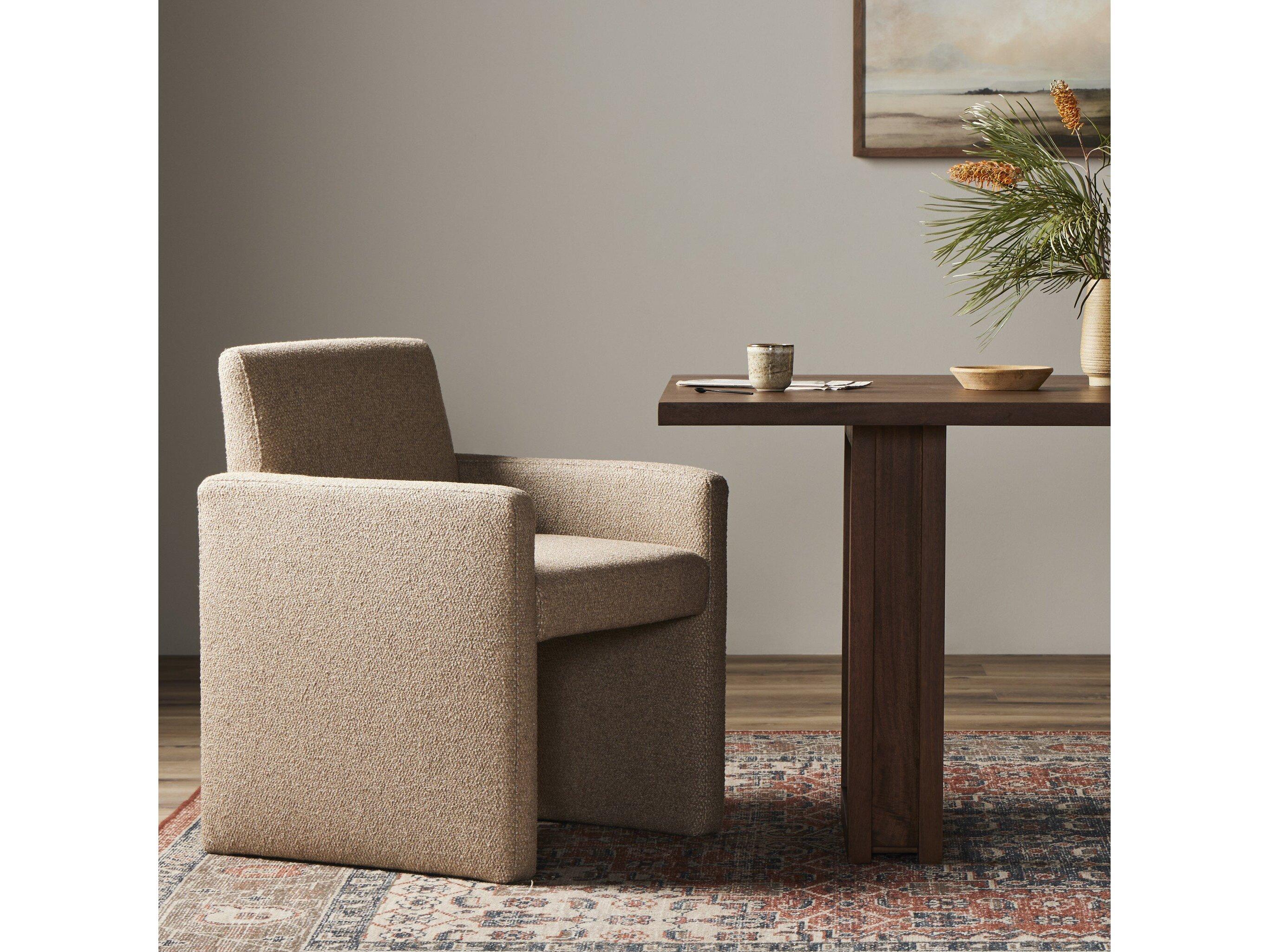 Four Hands Grayson Kima Heron Sand Upholstered Dining Chair