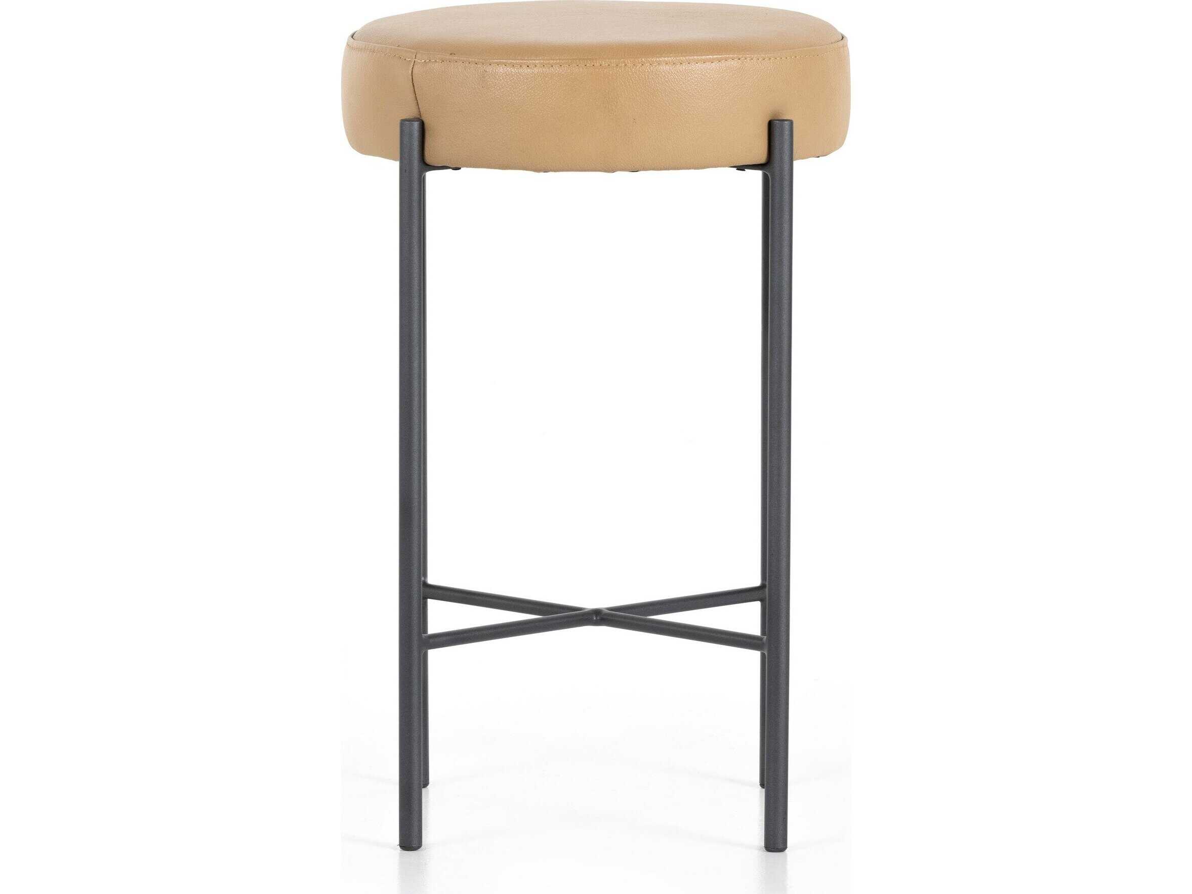 Four Hands Sevilla Nocona Natural Leather  Counter Stool