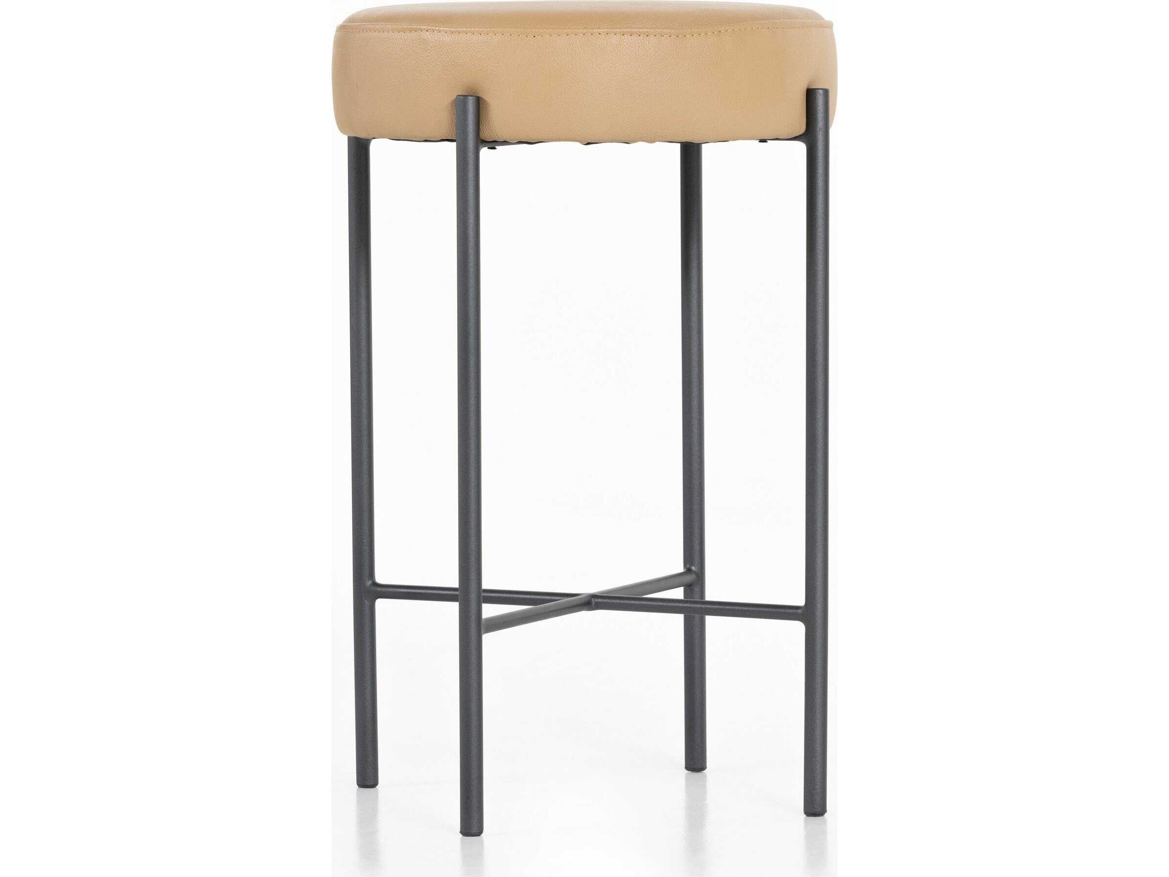 Four Hands Sevilla Nocona Natural Leather  Counter Stool