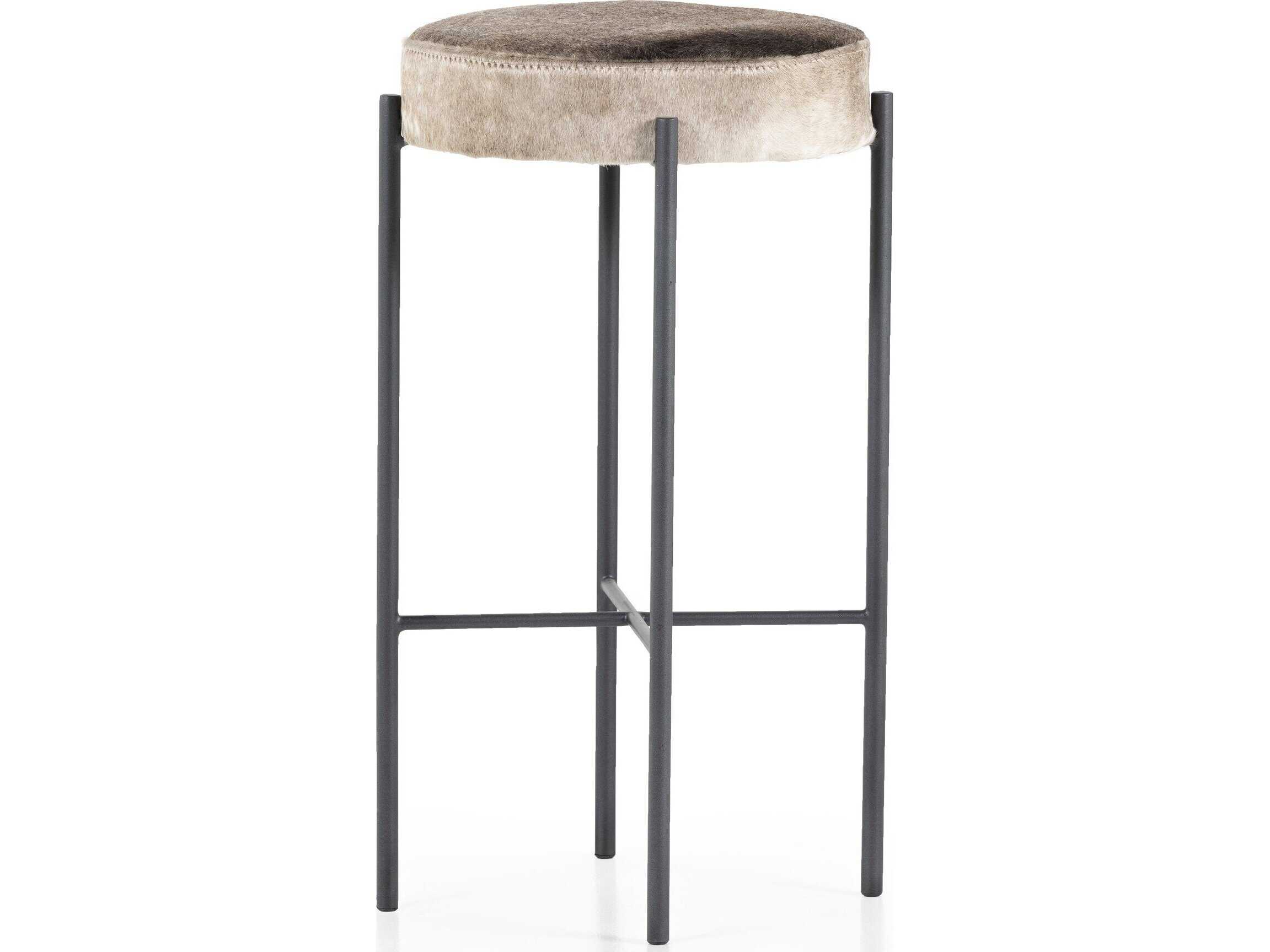 Four Hands Sevilla Nocona Speckled Hide Upholstered Bar Stool