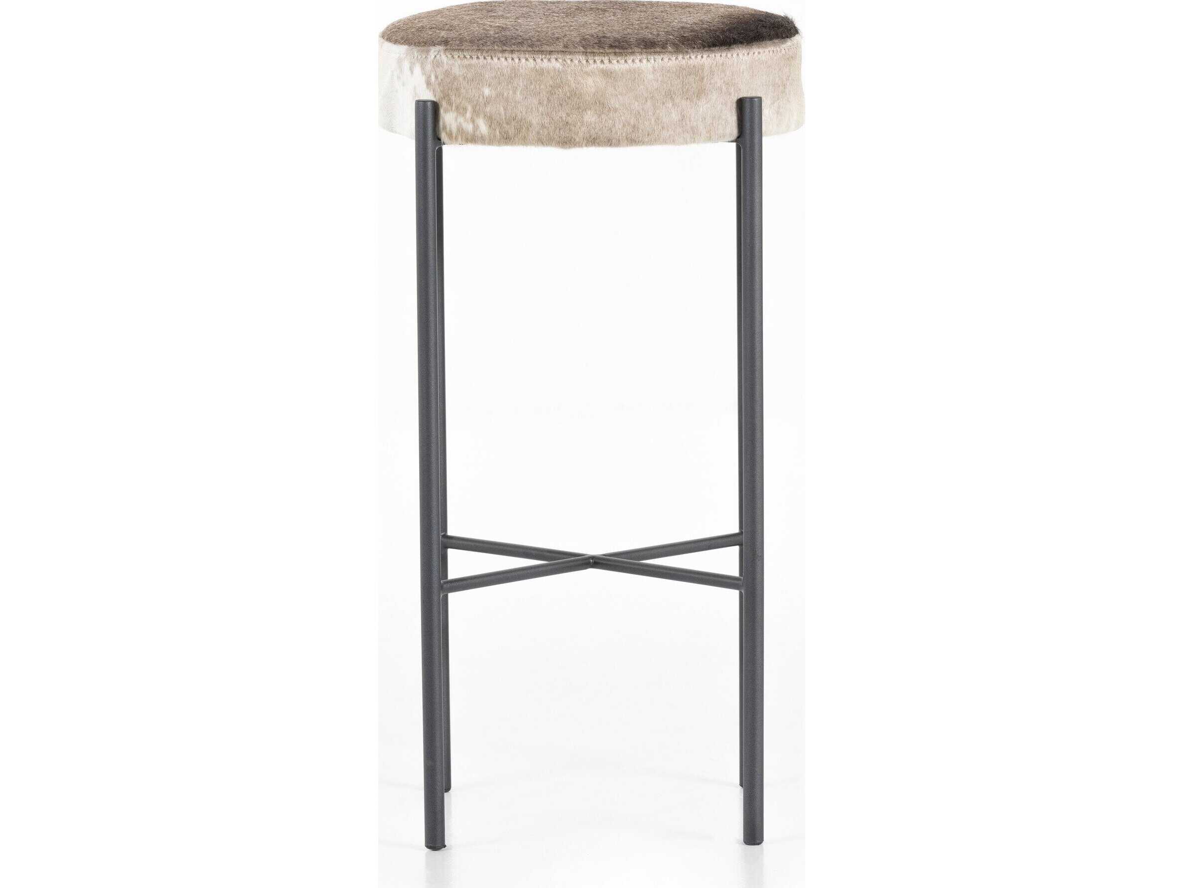 Four Hands Sevilla Nocona Speckled Hide Upholstered Bar Stool