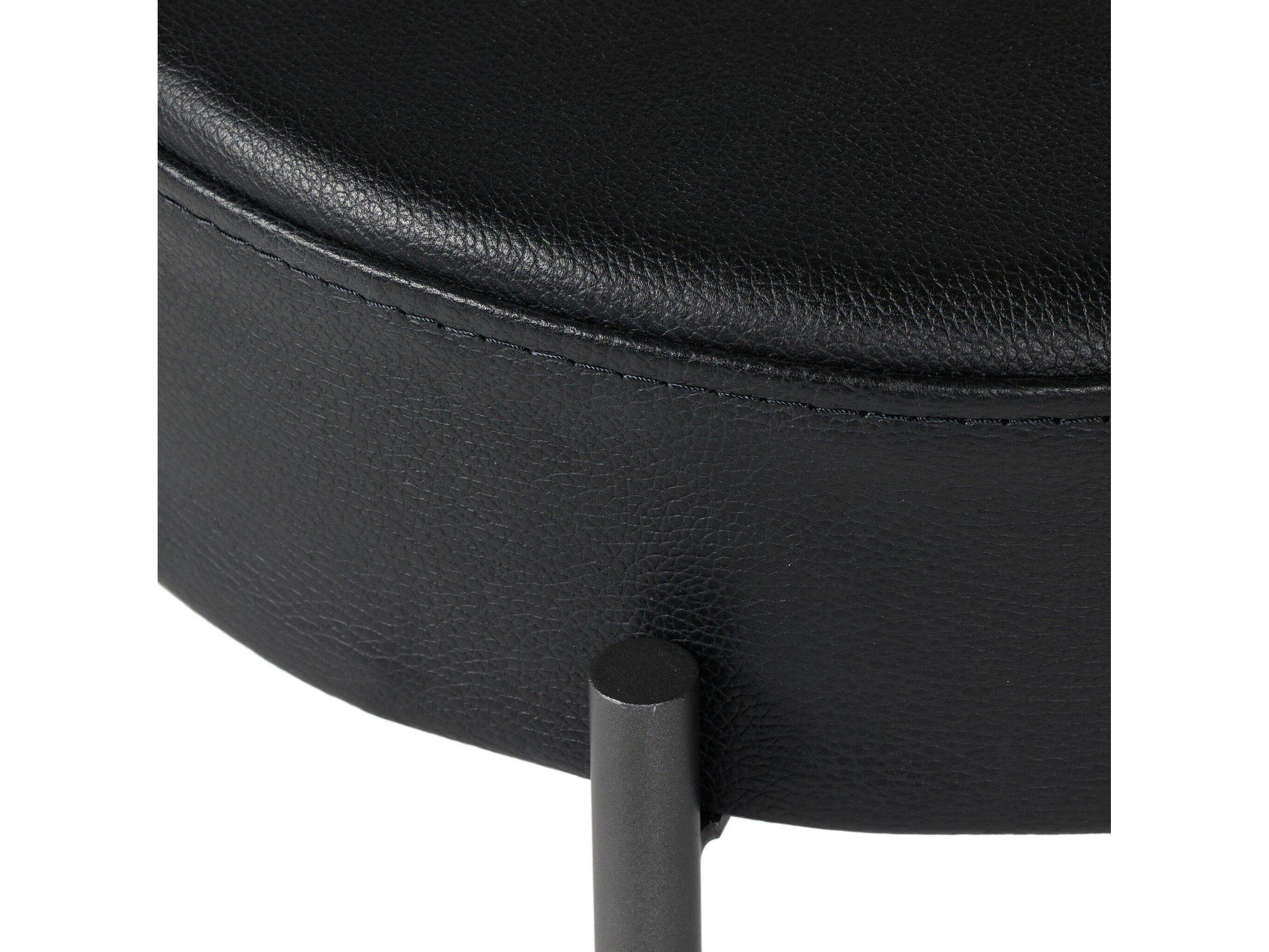 Four Hands Sevilla Nocona Black Leather  Counter Stool