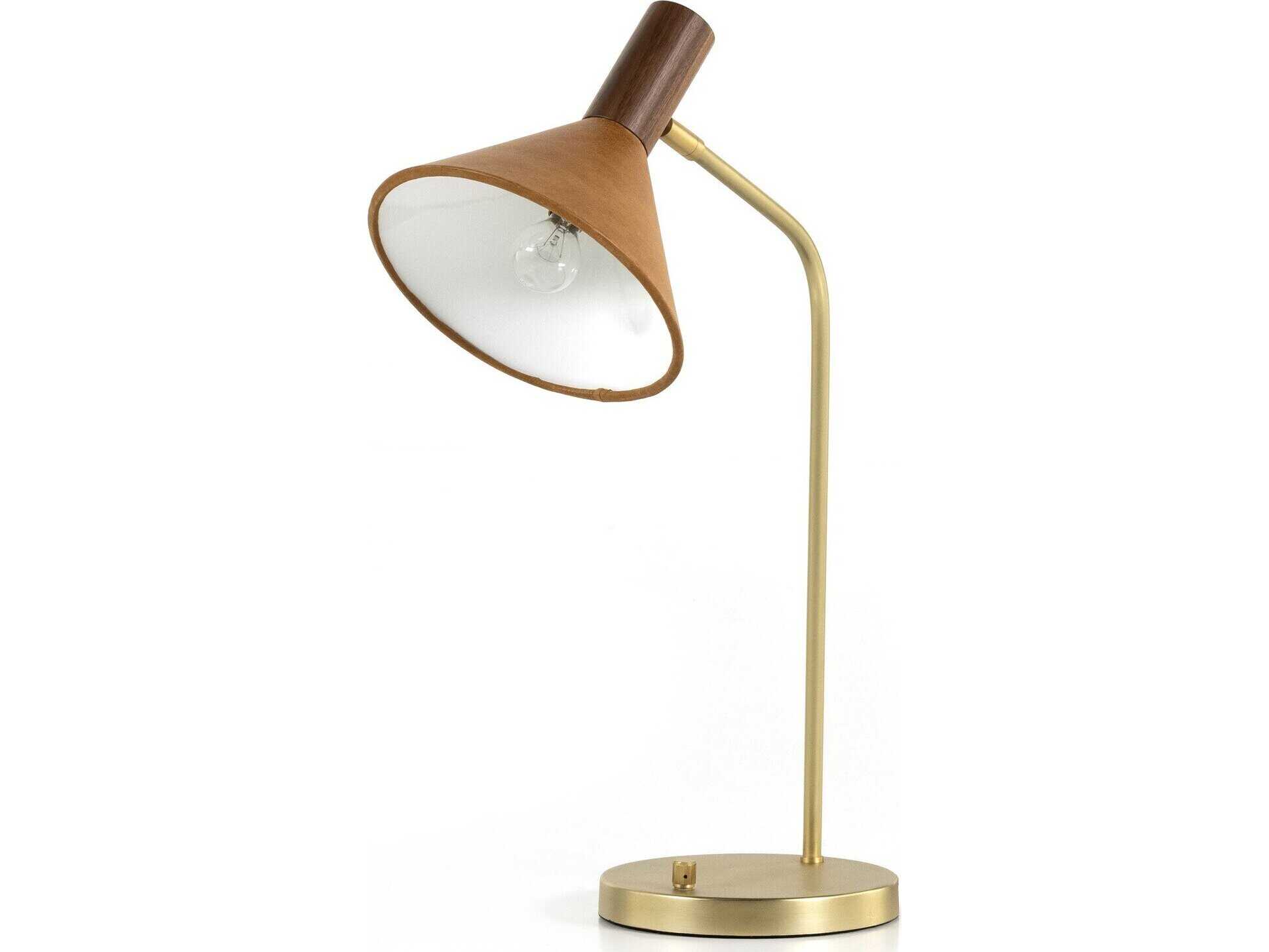 Four Hands Deacon Brass LED Buffet Lamp