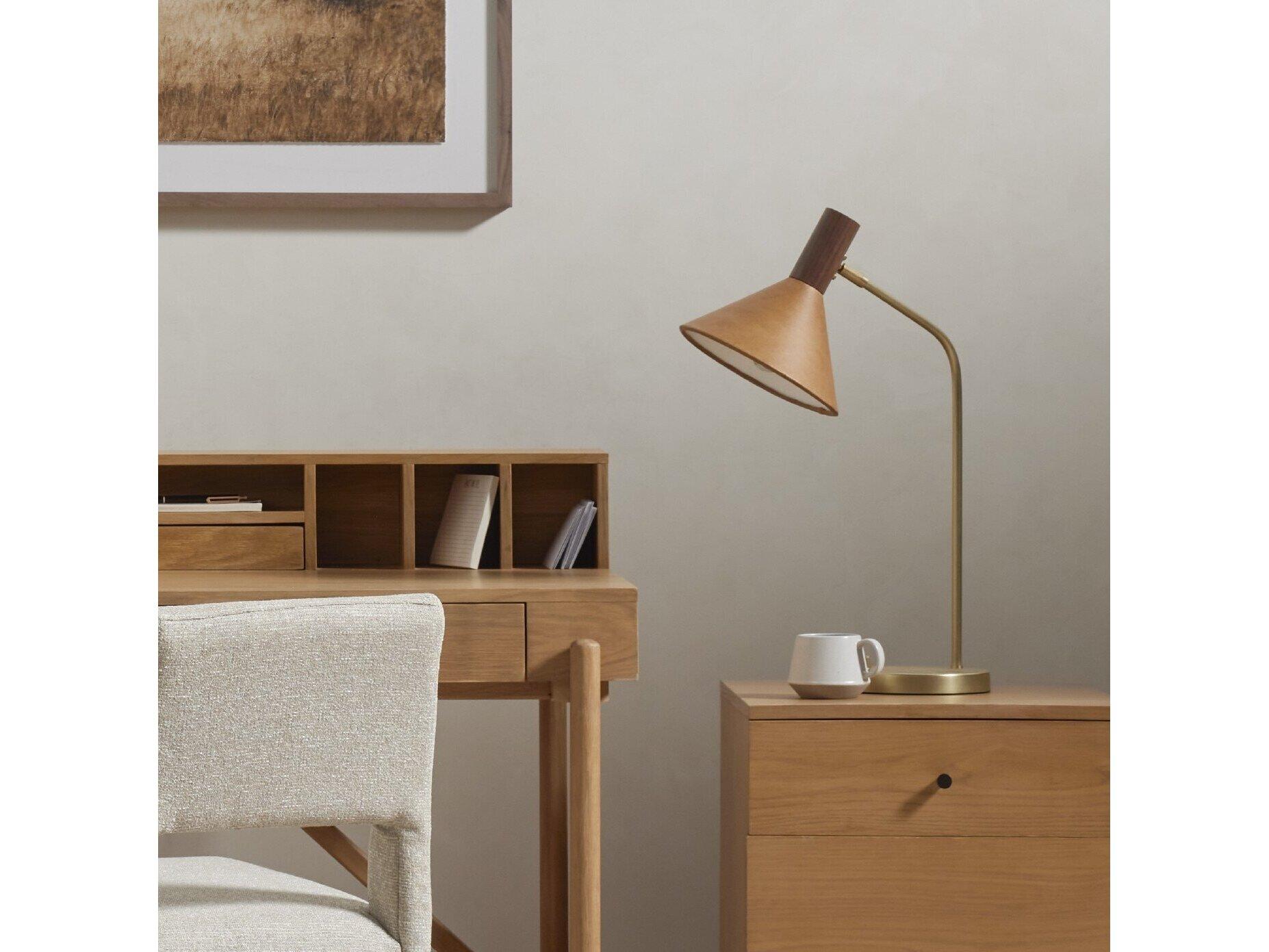 Four Hands Deacon Brass LED Buffet Lamp