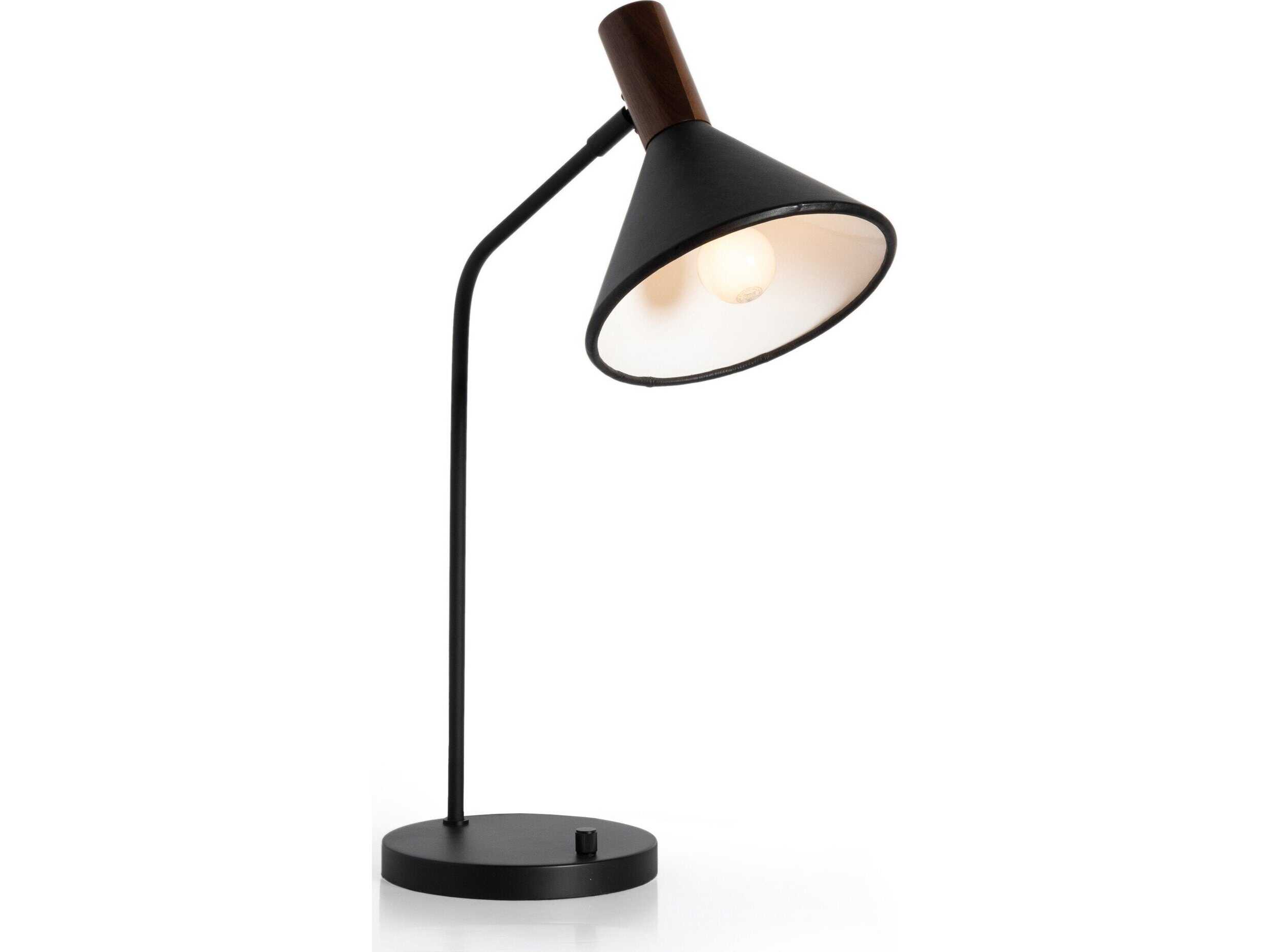Four Hands Deacon Black LED Buffet Lamp