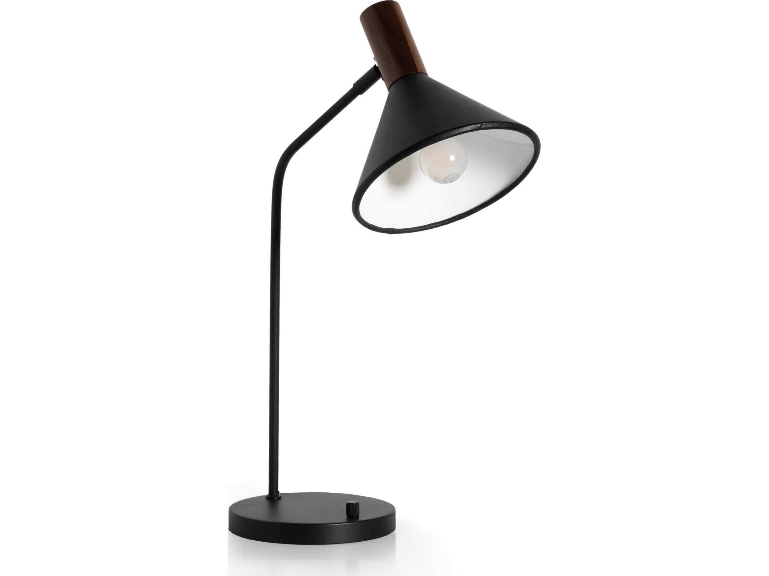 Four Hands Deacon Black LED Buffet Lamp