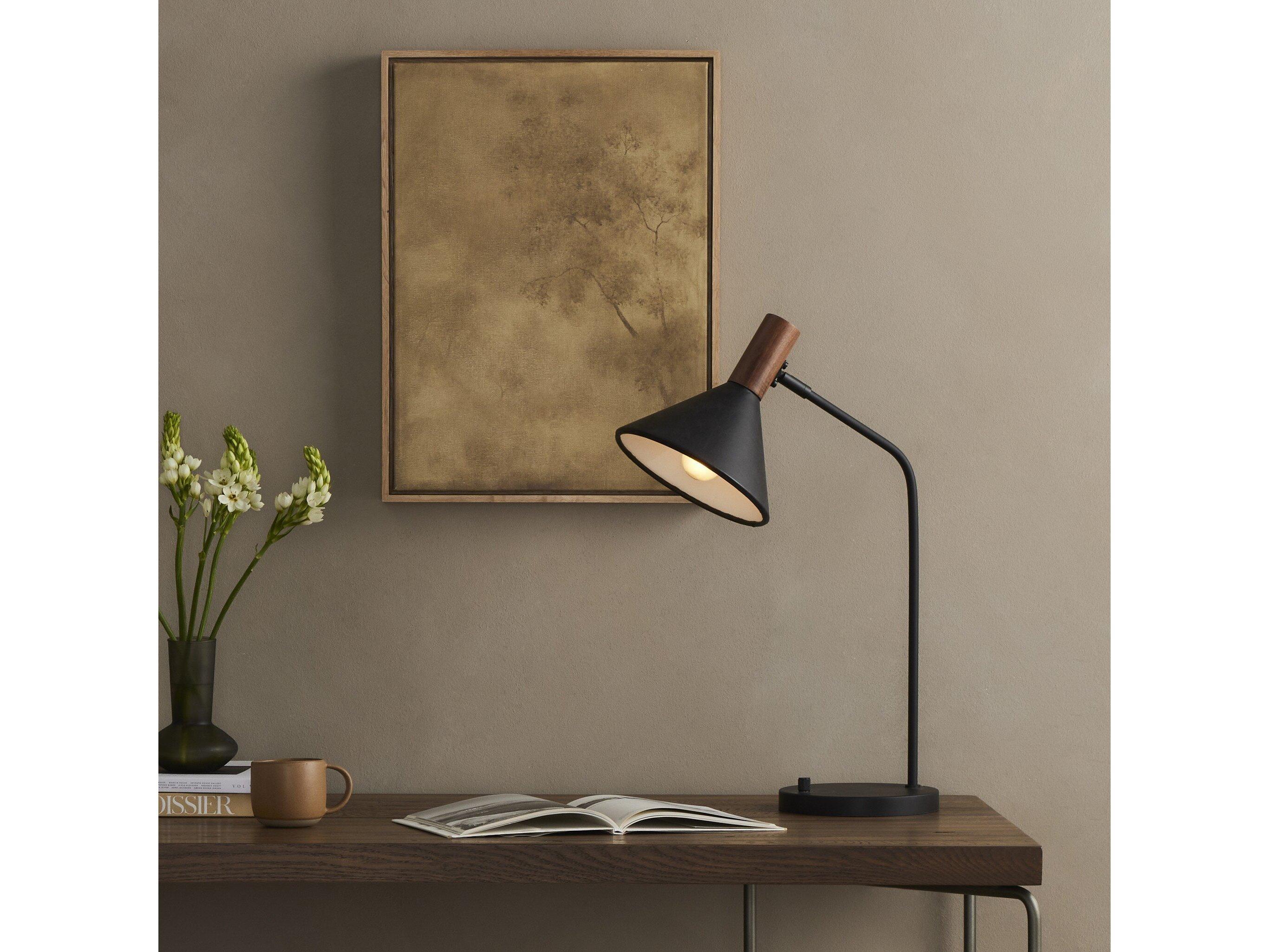 Four Hands Deacon Black LED Buffet Lamp