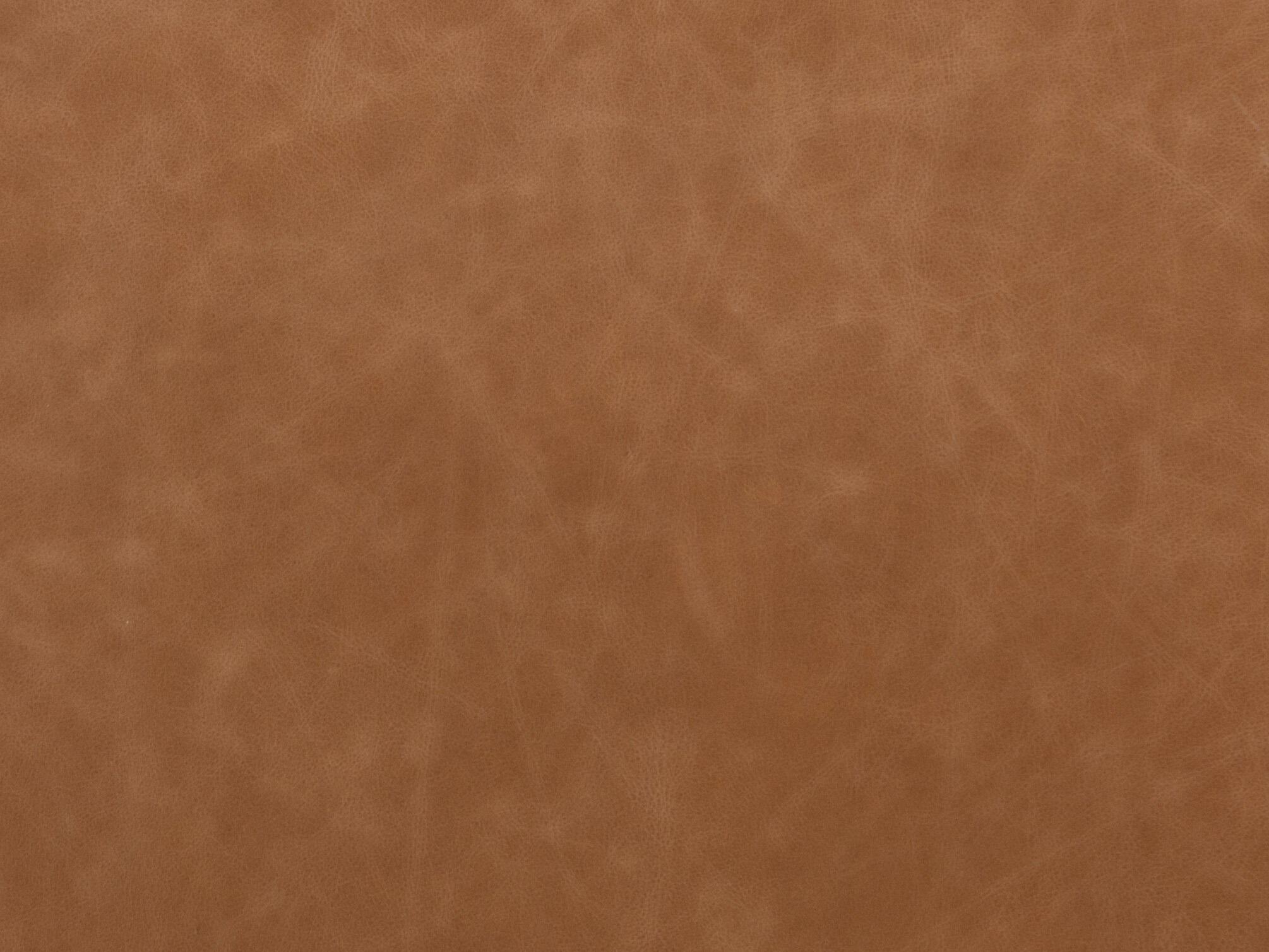 Four Hands Allston Amare Leather Ash Wood Brown Upholstered Side Dining Chair