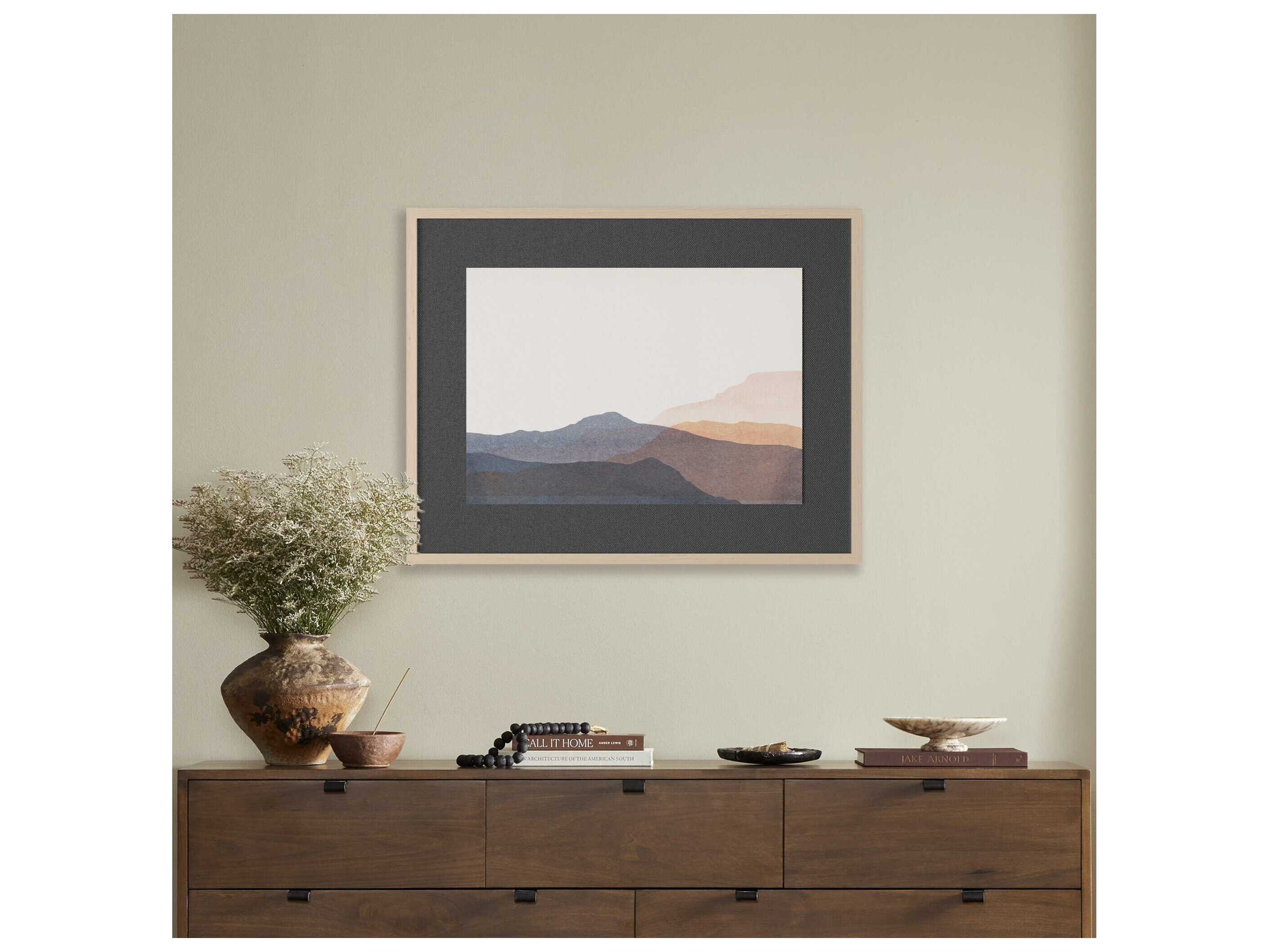 Four Hands Art Studio Landscape 3 by Kelly Colchin Natural Maple  Canvas Wall Art