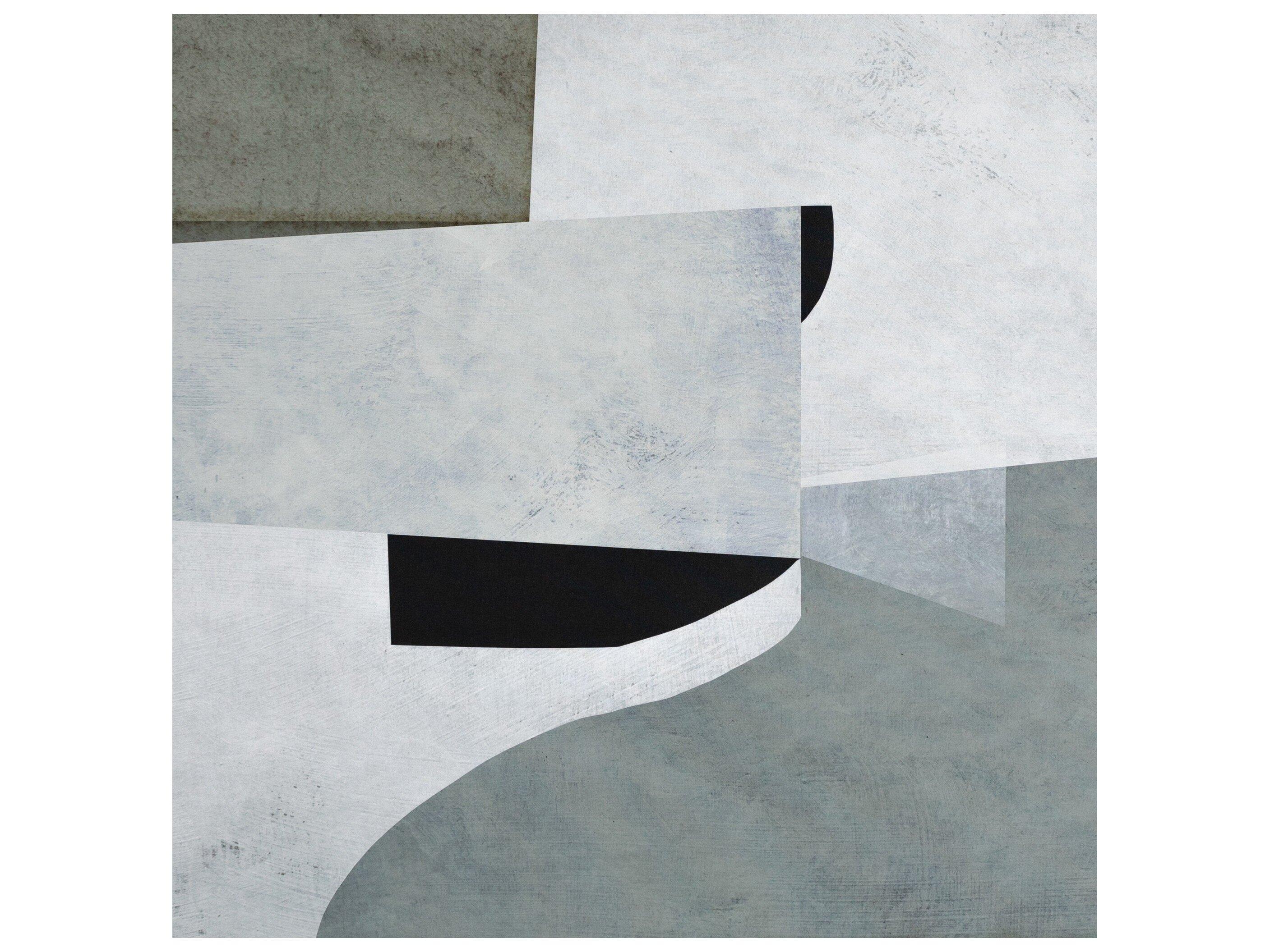 Four Hands Art Studio Priory by Dan Hobday Natural Maple Floater  Canvas Wall Art