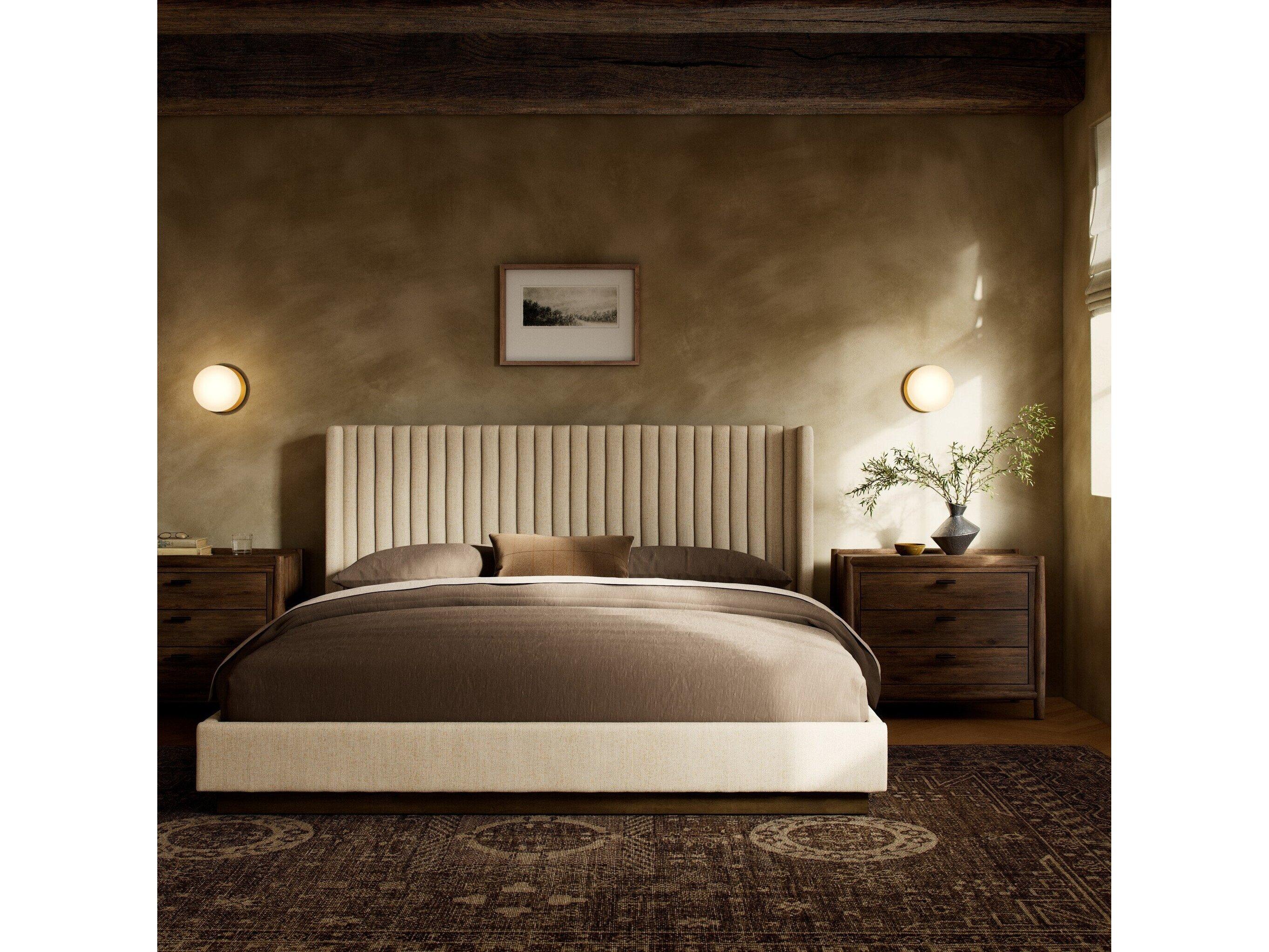 Four Hands Easton Montgomery Thames Cream King Bed