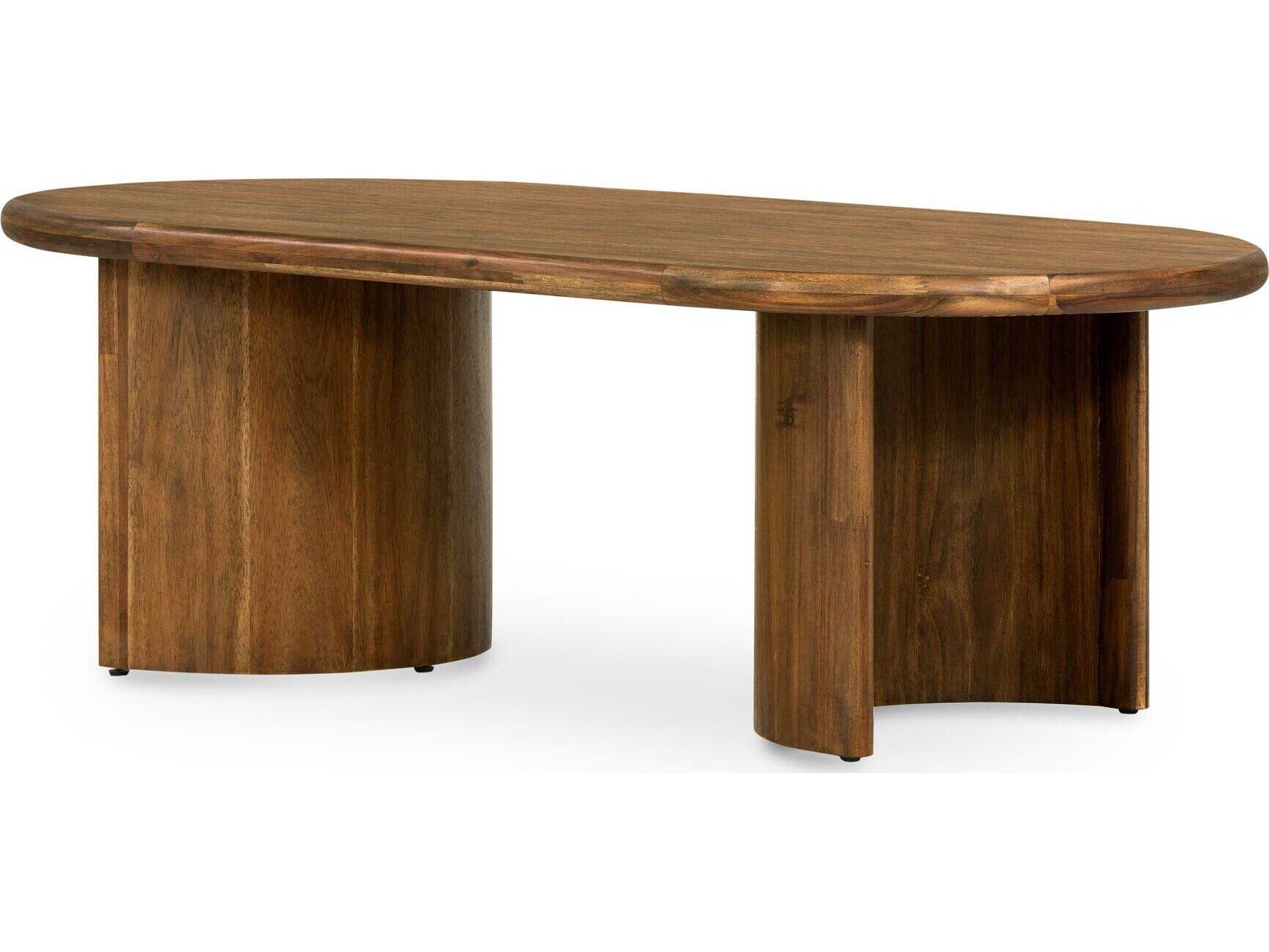 Four Hands Haiden Paden Seasoned Brown Acacia Coffee Table