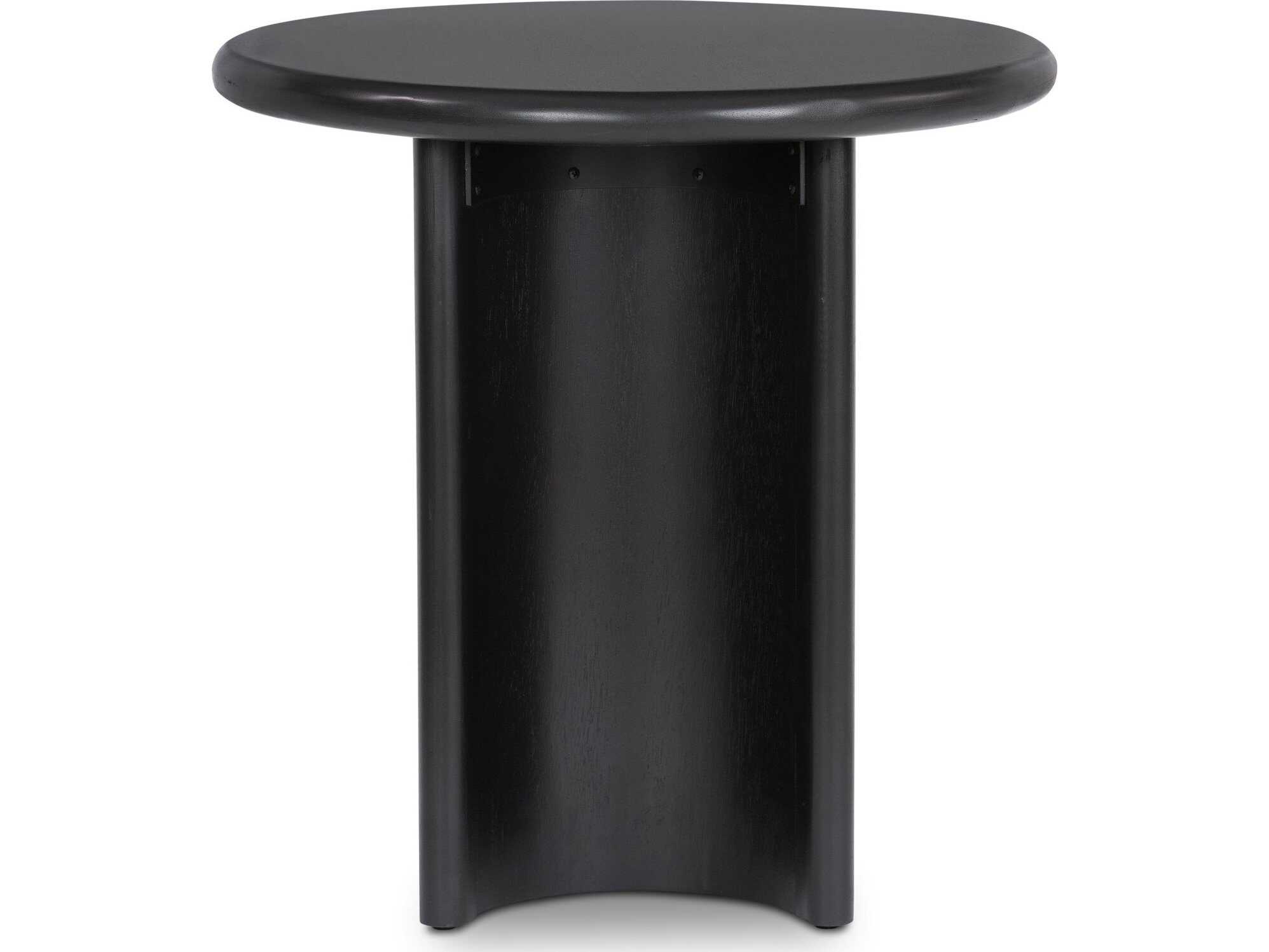 Four Hands Haiden Paden Aged Black Acacia End Table