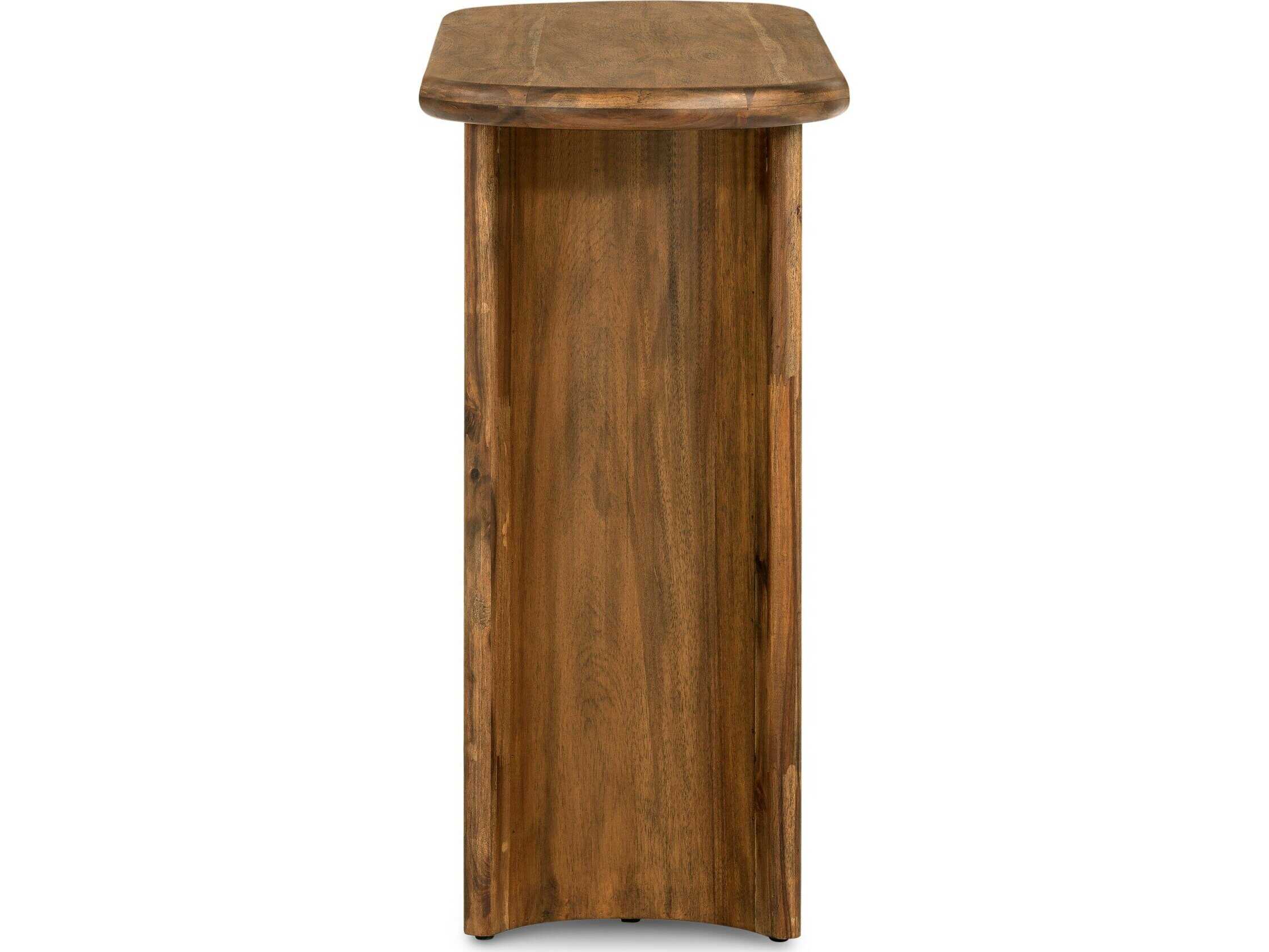 Four Hands Haiden Paden Seasoned Brown Acacia Console Table