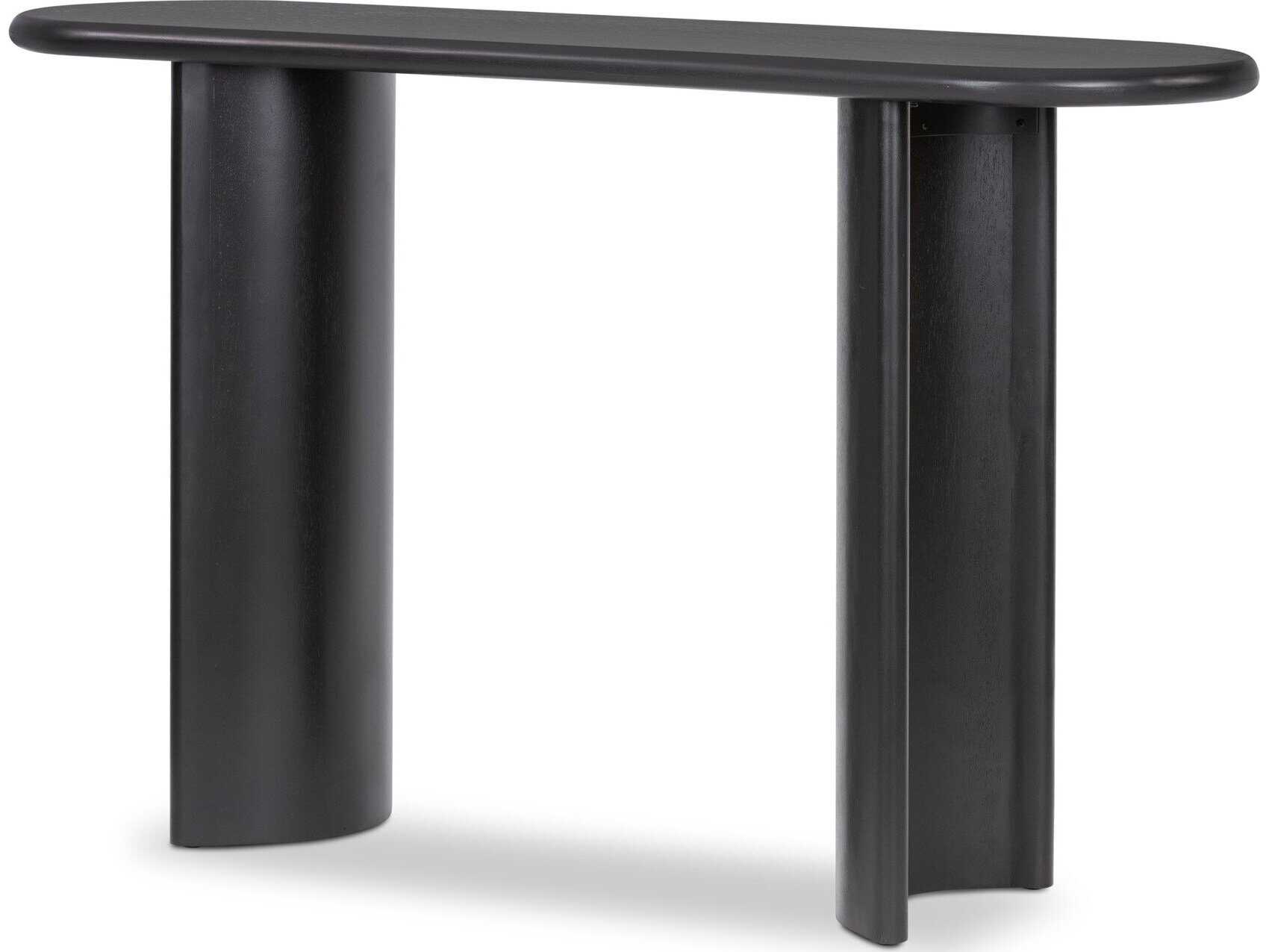 Four Hands Haiden Paden Aged Black Acacia Console Table