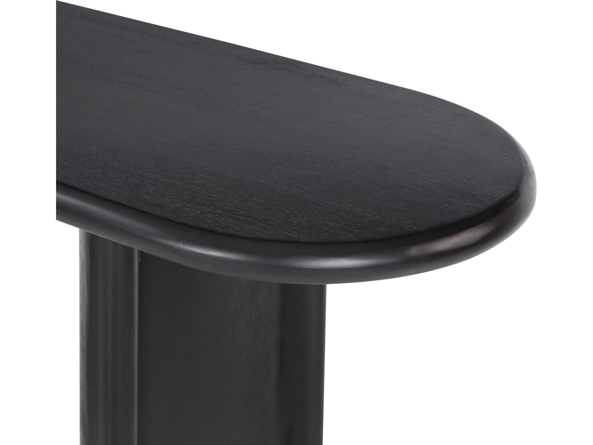 Four Hands Haiden Paden Aged Black Acacia Console Table