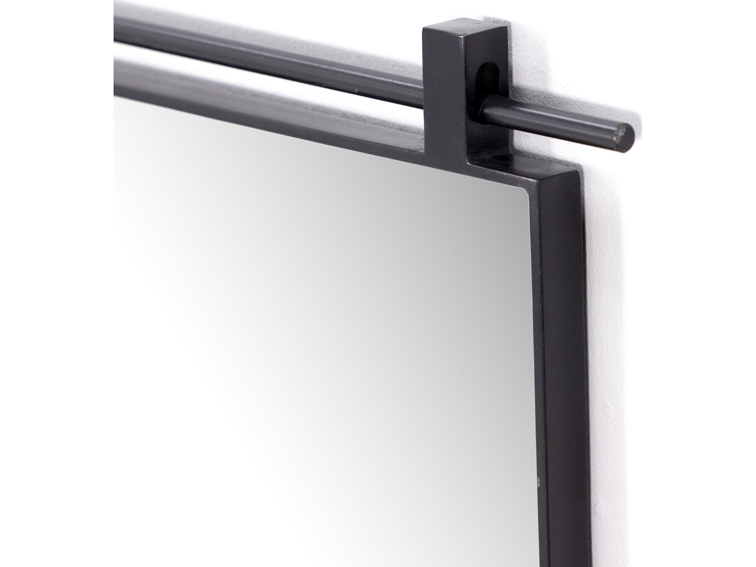 Four Hands Hutton Chico Antiqued Iron Rectangular Small Mirror