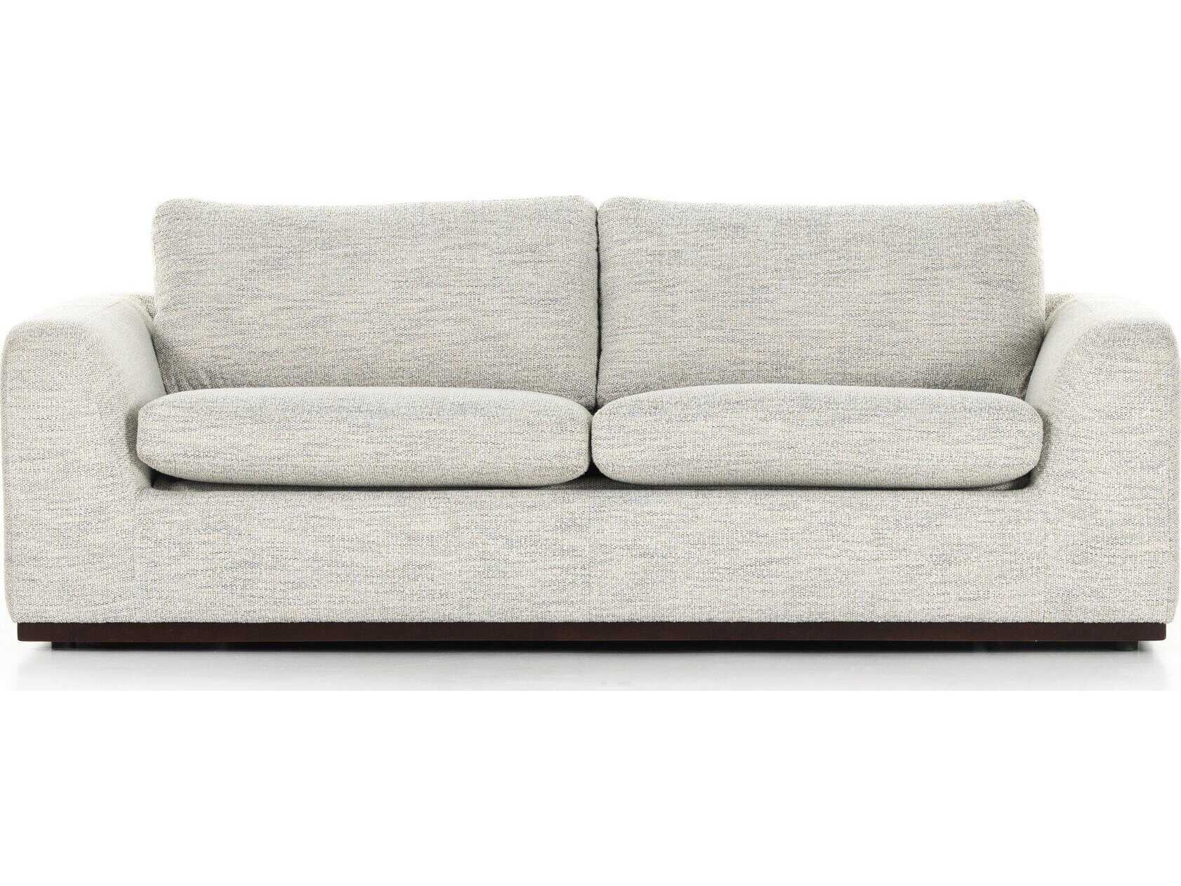 Four Hands Centrale Merino Cotton Gray Upholstered Sofa