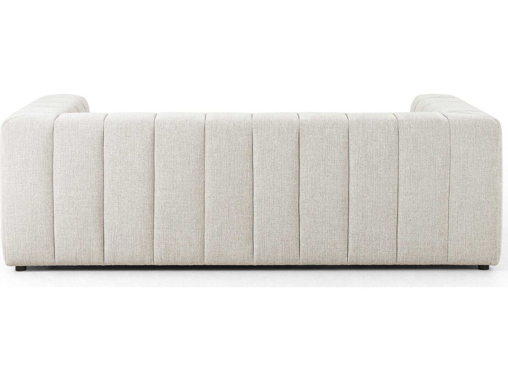 Four Hands Grayson Langham Napa Sandstone Upholstered Channeled Sofa