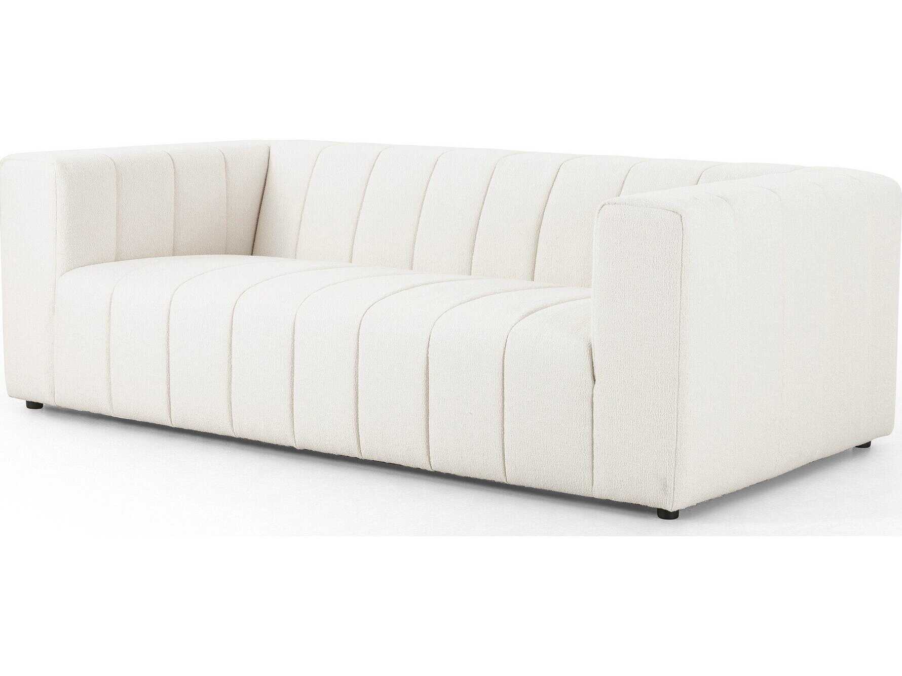 Four Hands Grayson Langham Fayette Cloud Upholstered Channeled Sofa