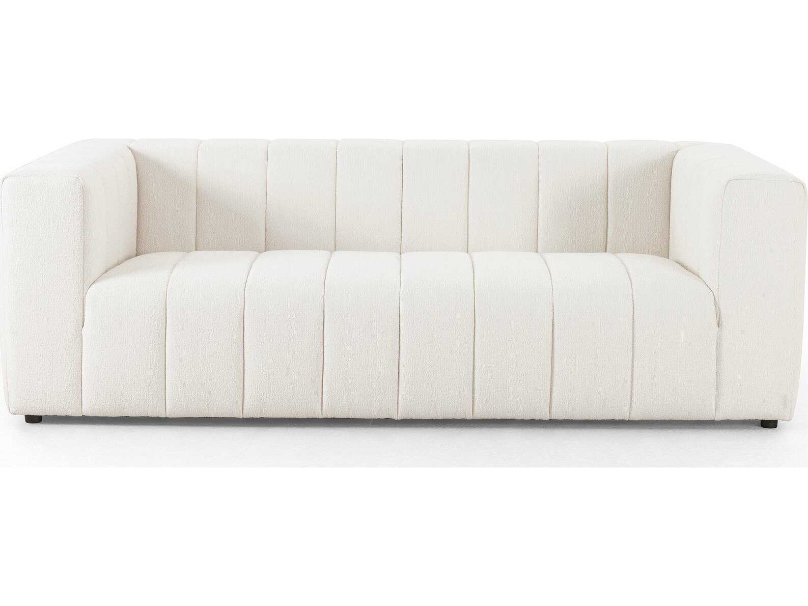 Four Hands Grayson Langham Fayette Cloud Upholstered Channeled Sofa