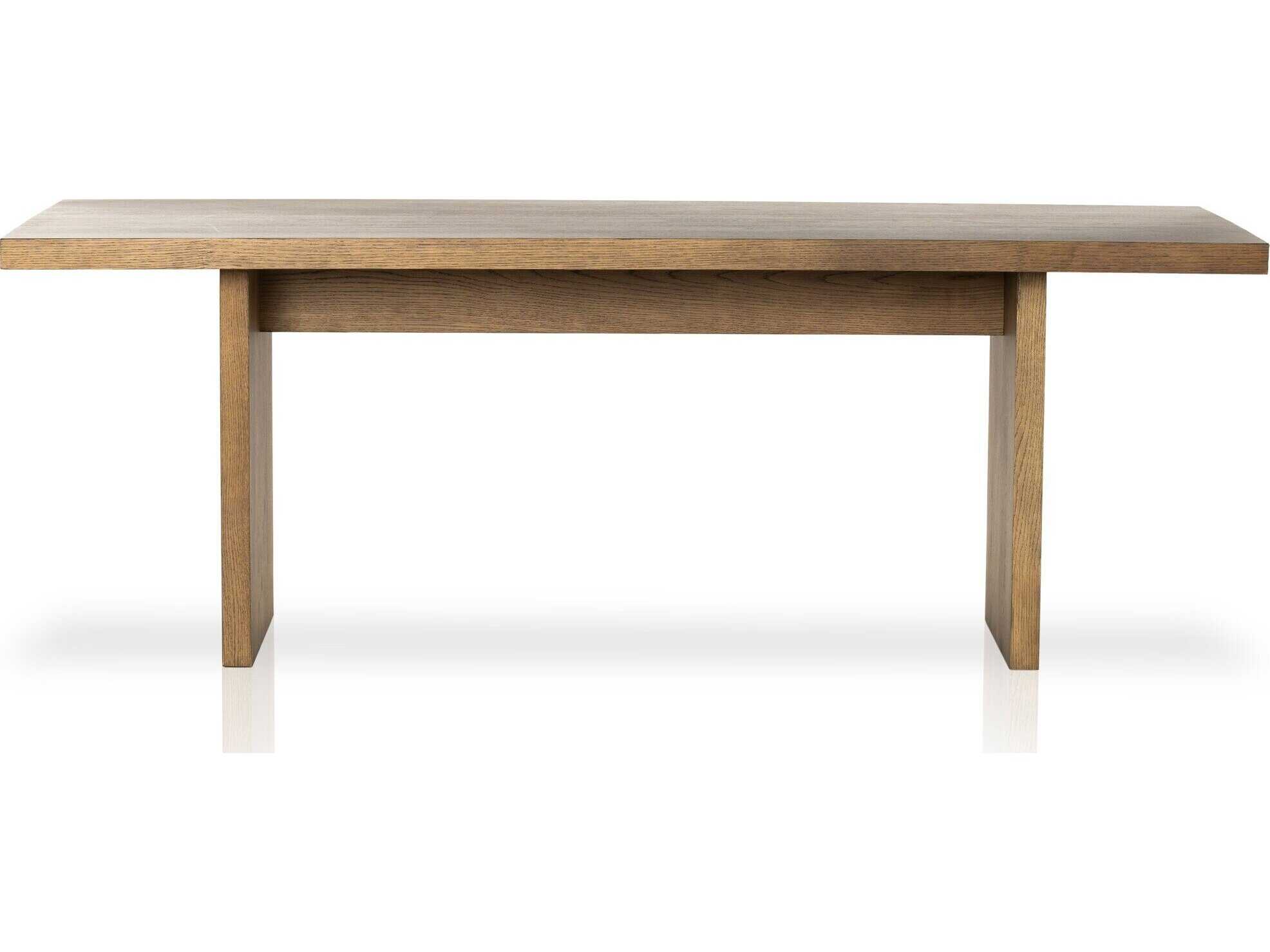 Four Hands Haiden Eaton Amber Oak Resin Dining Table