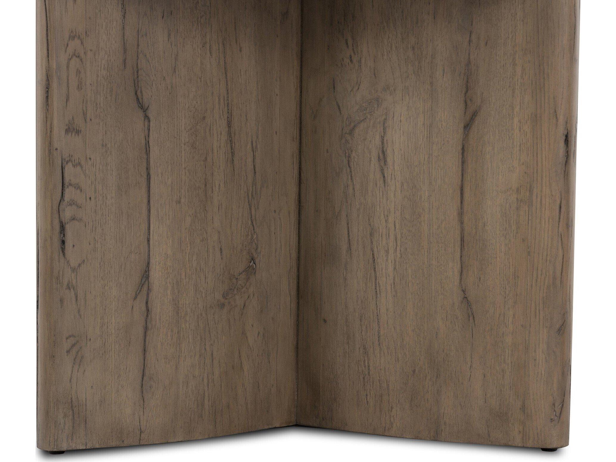 Four Hands Bina Toli Italian White Marble End Table