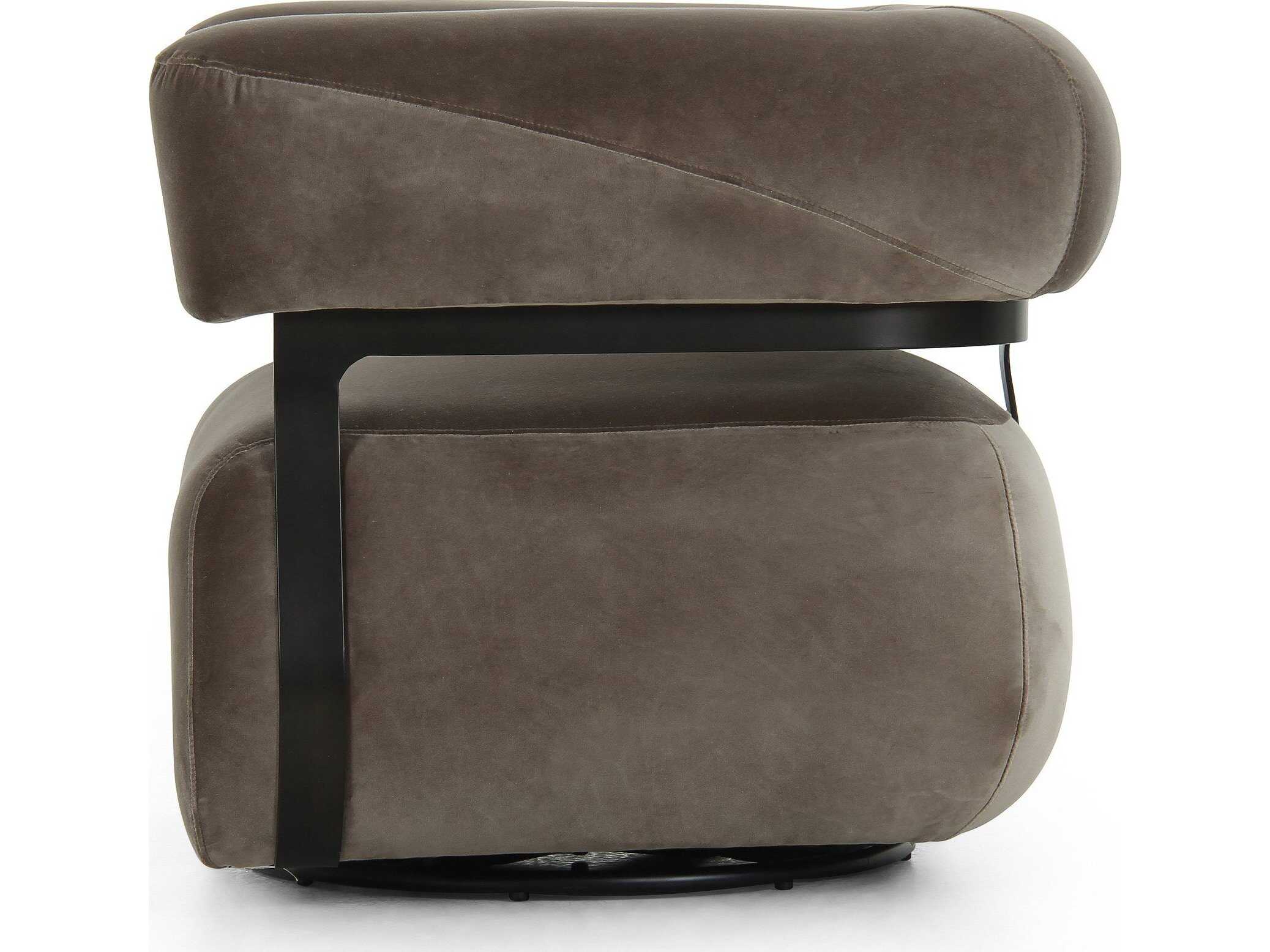 Four Hands Bina Gareth Surrey Fossil  Swivel Chair