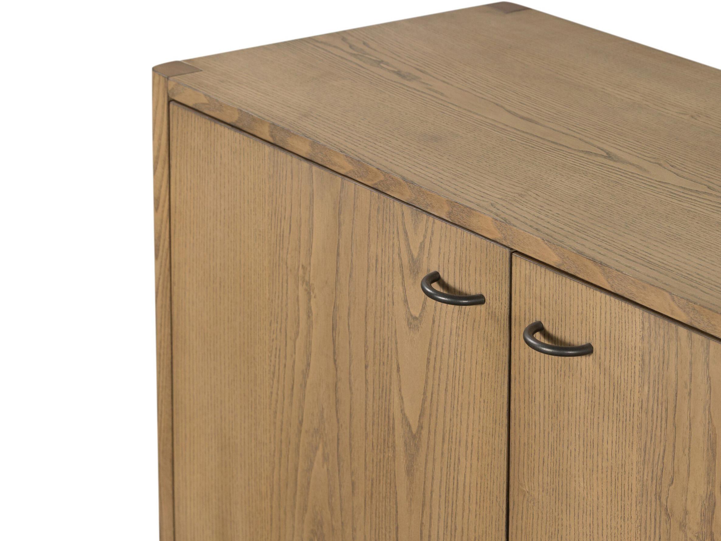 Four Hands Belfast Zuma 72" Ash Wood Dune Natural Paper Cord Sideboard