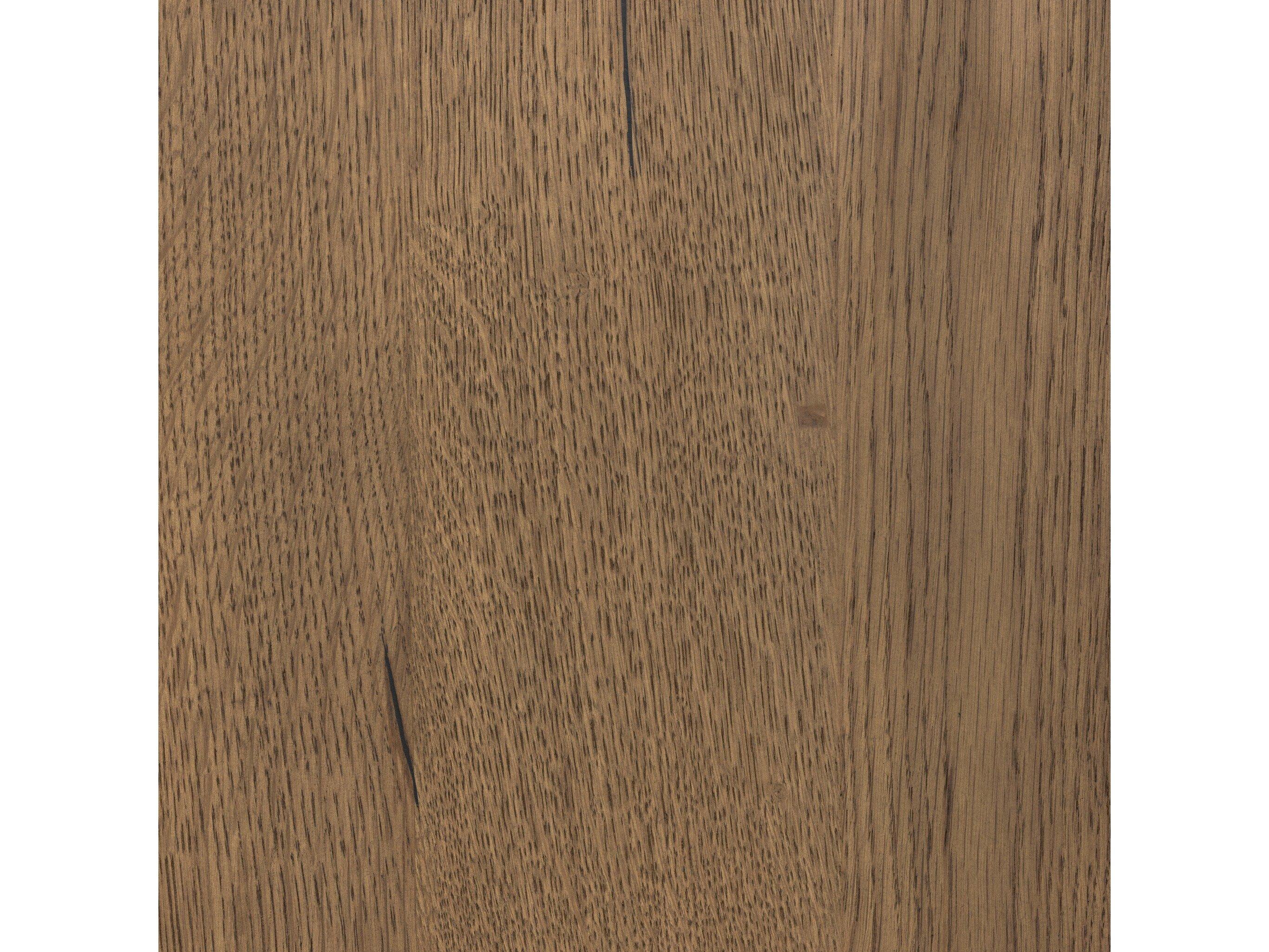 Four Hands Haiden 79" Oak Wood Dark Gunmetal Amber Resin Media Console