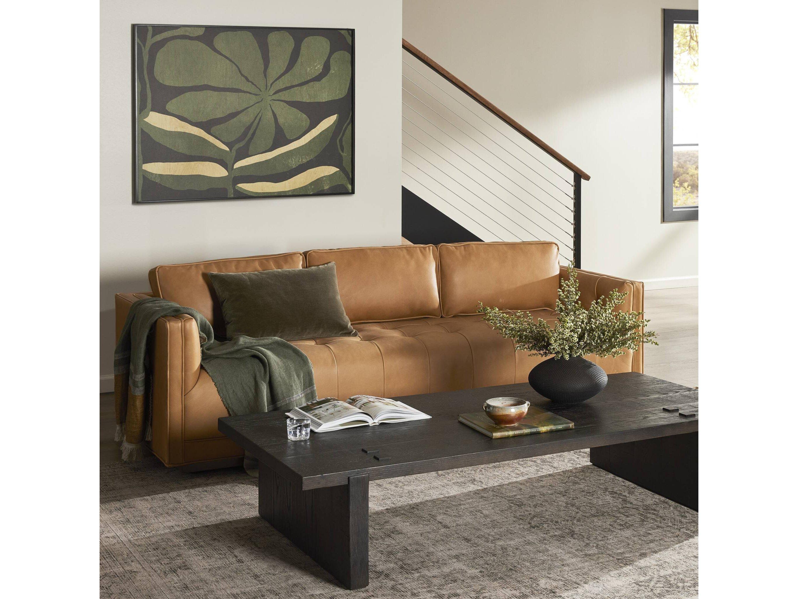 Four Hands Easton Kiera Palermo Cognac Sofa