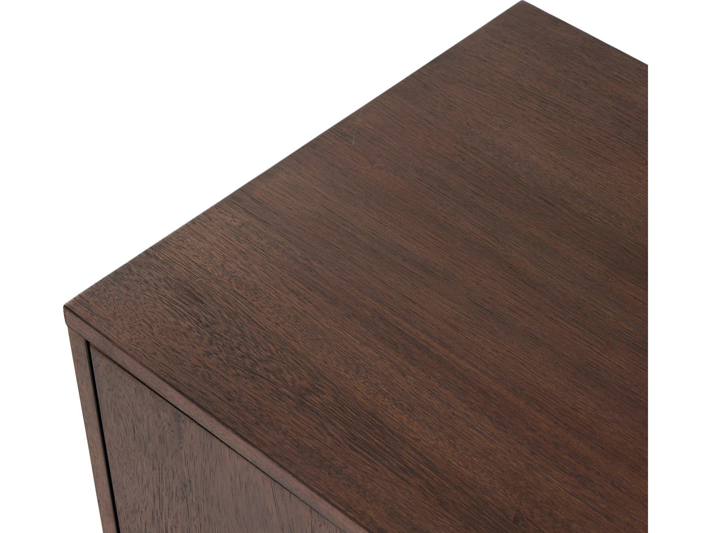 Four Hands Haiden Castillo 81" Parrawood Chestnut Parawood Veneer Gunmetal Media Console