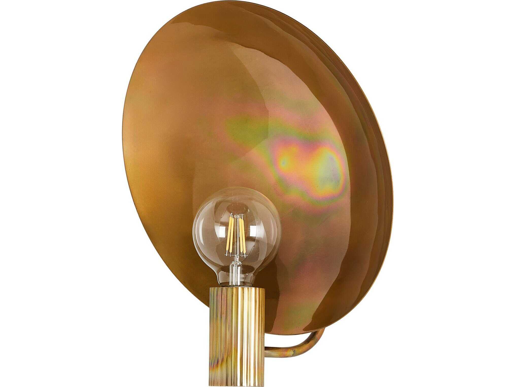 Four Hands Camden Lund Burnt Brass Sconce