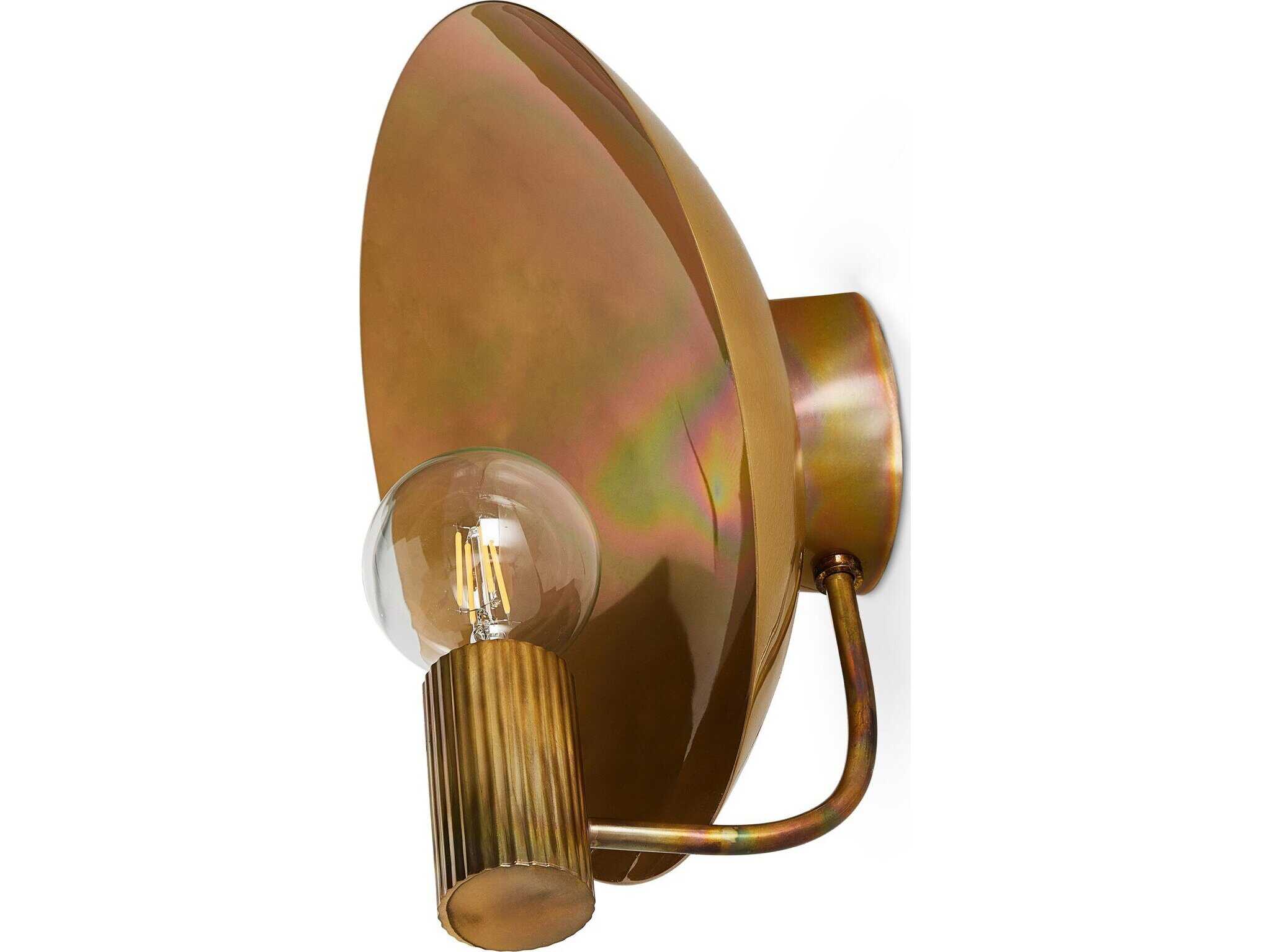 Four Hands Camden Lund Burnt Brass Sconce