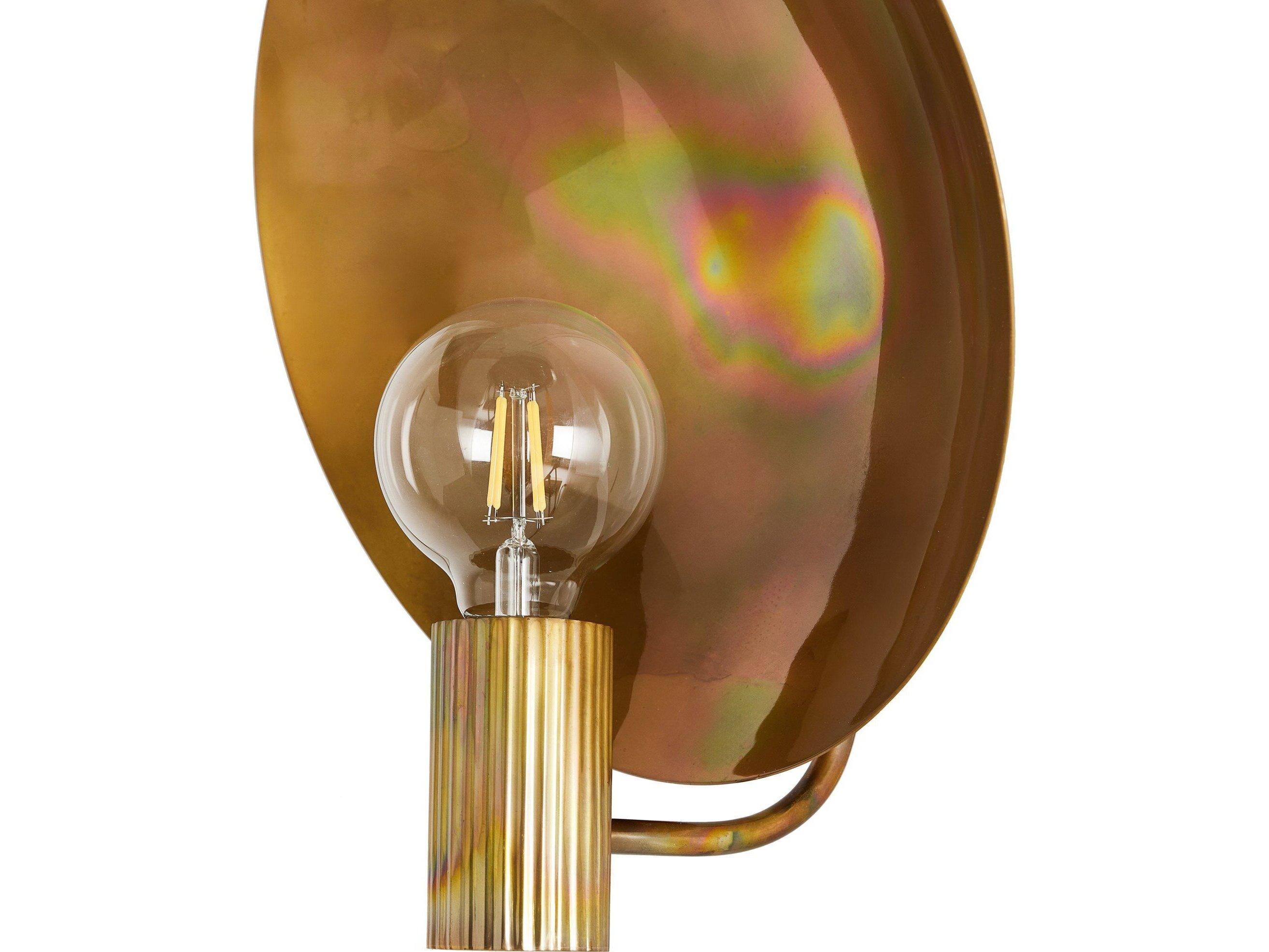 Four Hands Camden Lund Burnt Brass Sconce