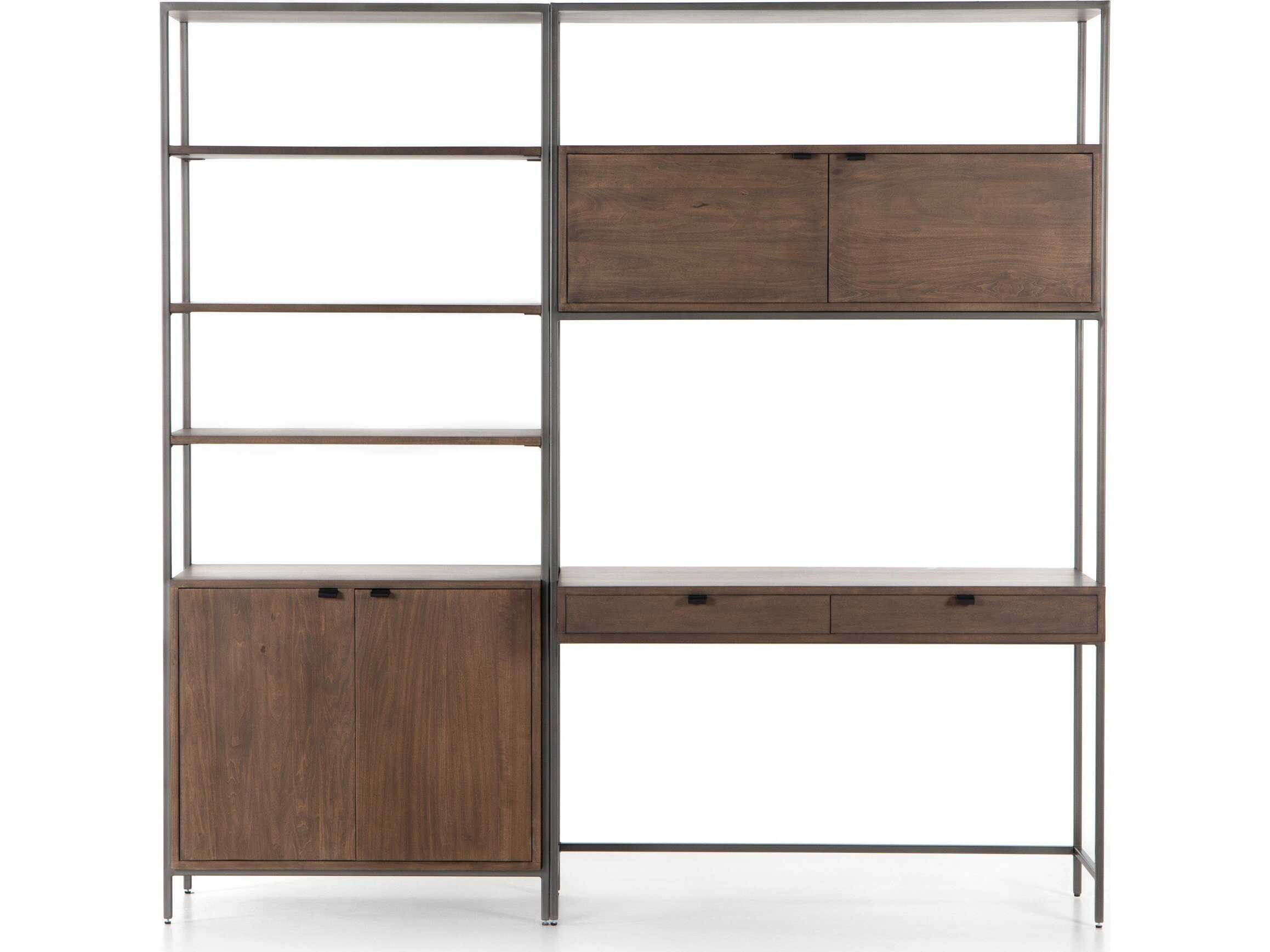 Four Hands Fulton Trey Brown Poplar Wood Leaning Ladder Desk