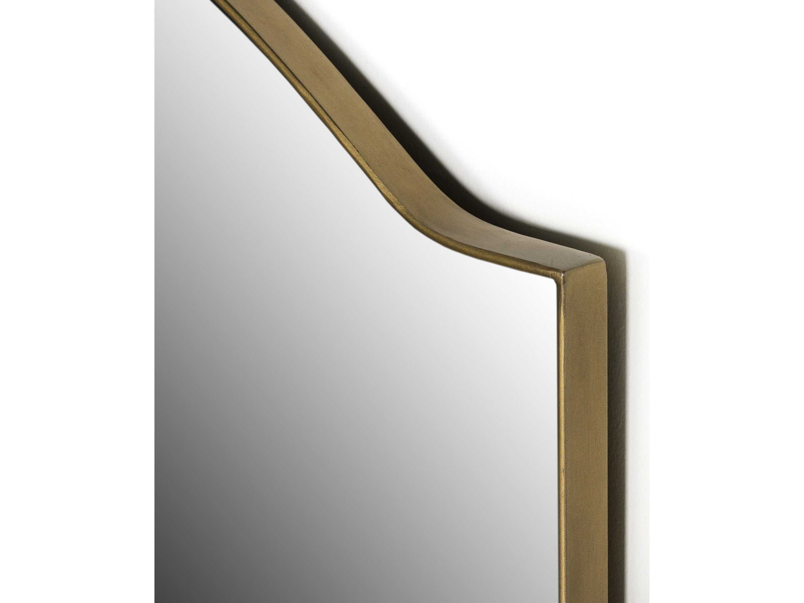 Four Hands Asher Jacques Antique Brass  Mirror