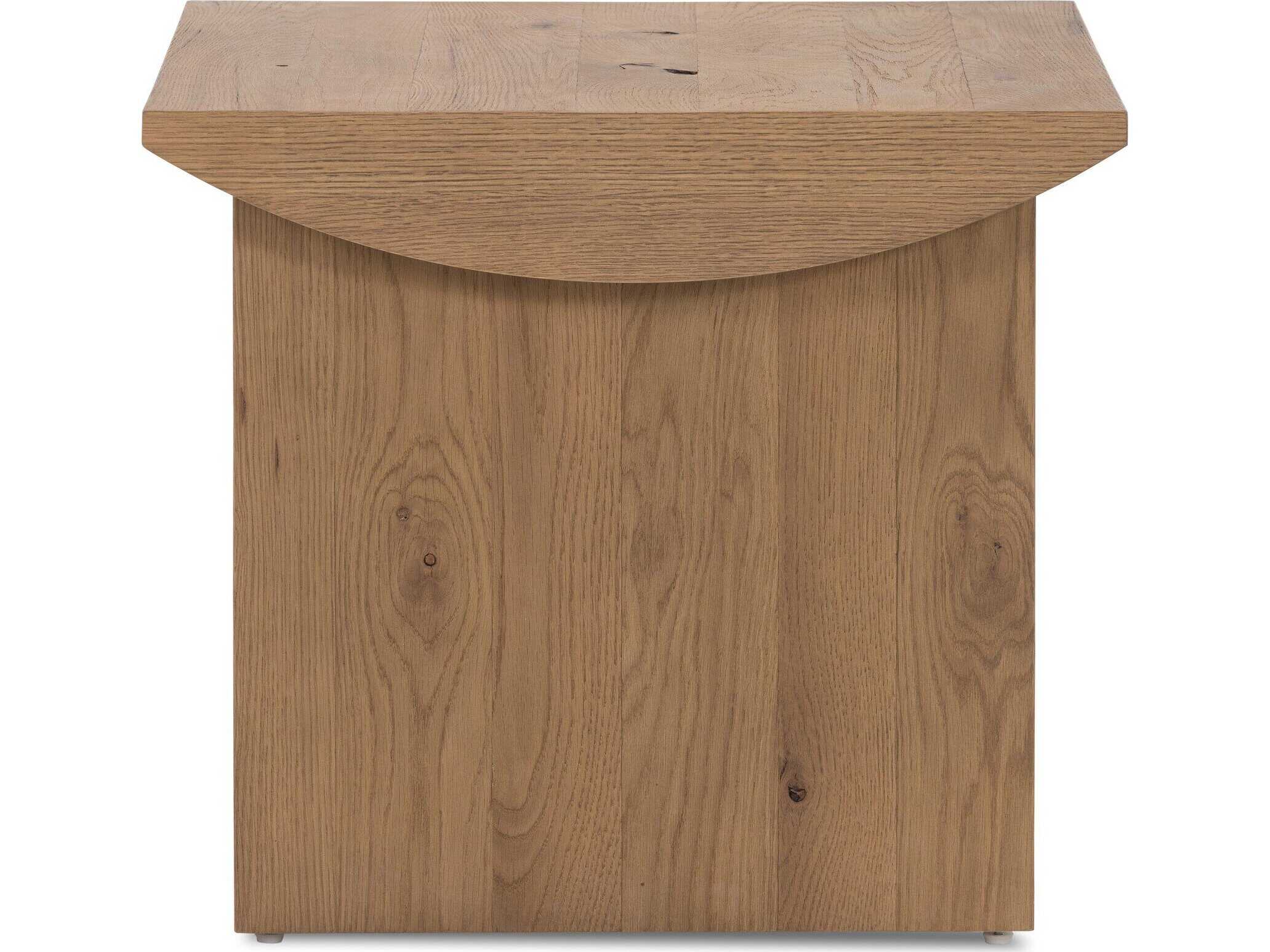 Four Hands Barton Pickford Rectangular Wood Dusted Oak End Table