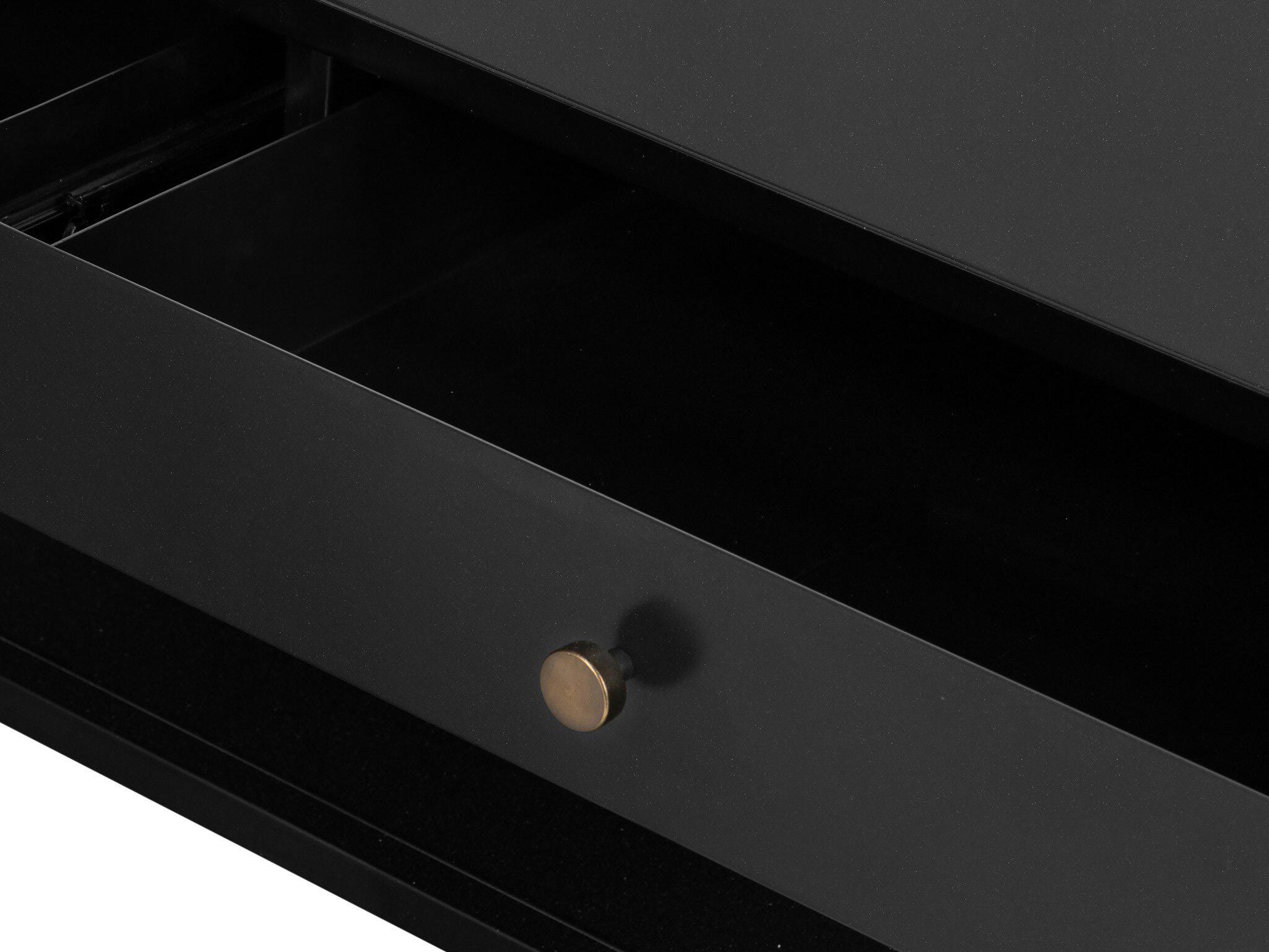 Four Hands Bolton Soto Rectangular Metal Black Weathered Bronze Coffee Table