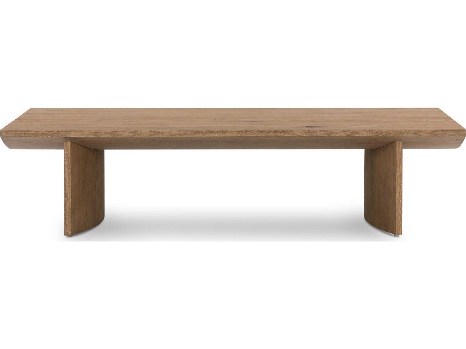 Four Hands Barton Pickford Rectangular Wood Dusted Oak Coffee Table